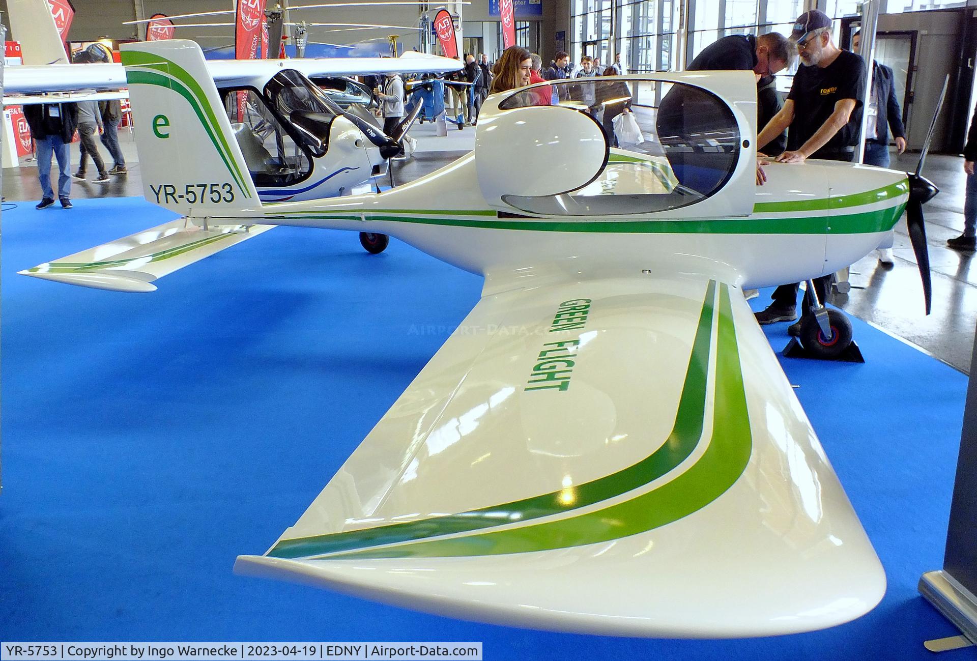 YR-5753, AVI Aircraft Dracula 140 C/N not found_YR-5753, AVI Aircraft Dracula 140 with electric motor at the AERO 2023, Friedrichshafen