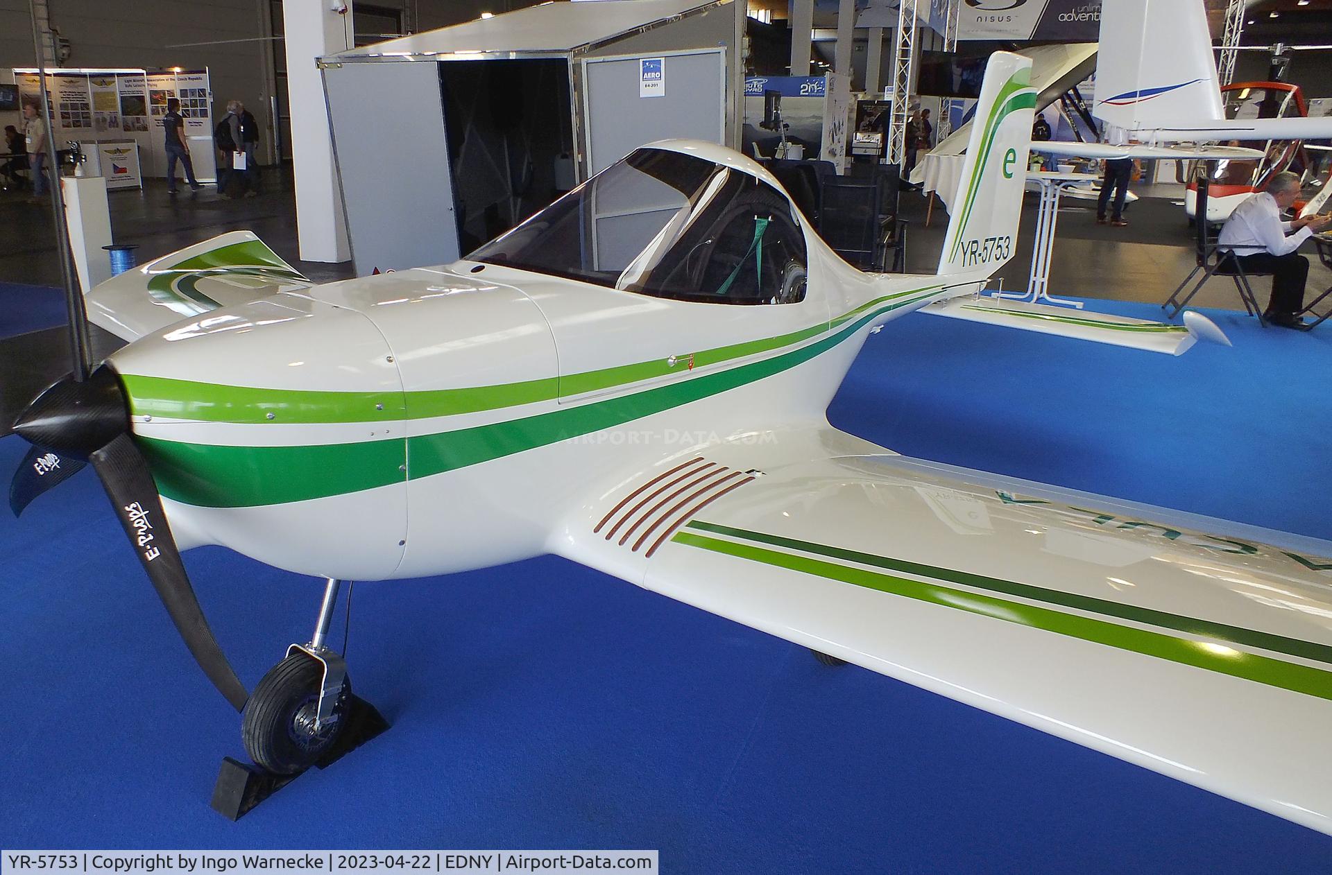 YR-5753, AVI Aircraft Dracula 140 C/N not found_YR-5753, AVI Aircraft Dracula 140 with electric motor at the AERO 2023, Friedrichshafen