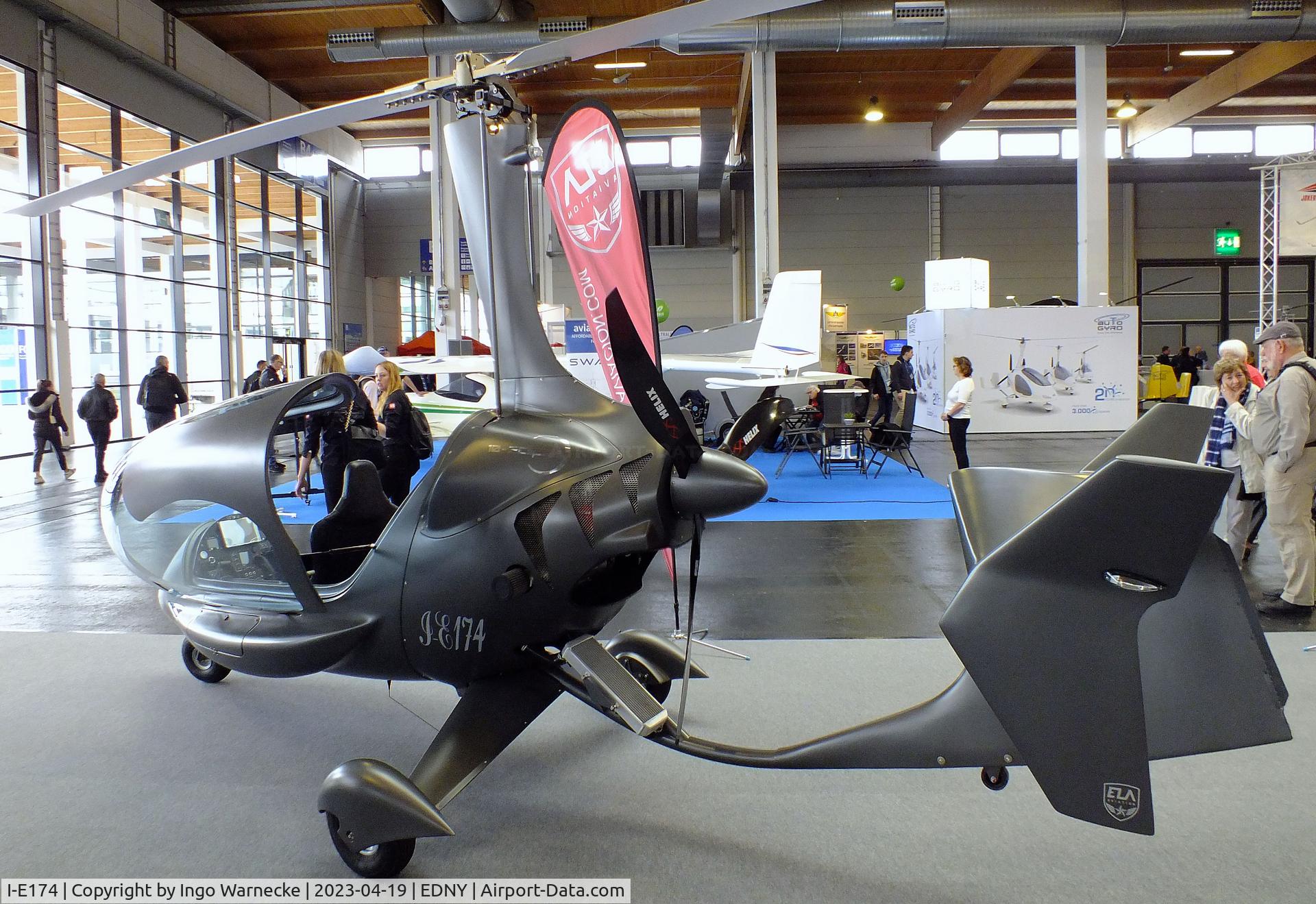 I-E174, ELA Aviacion ELA-10 Eclipse C/N not found_I-E174, ELA Aviacion ELA 10 Eclipse at the AERO 2023, Friedrichshafen