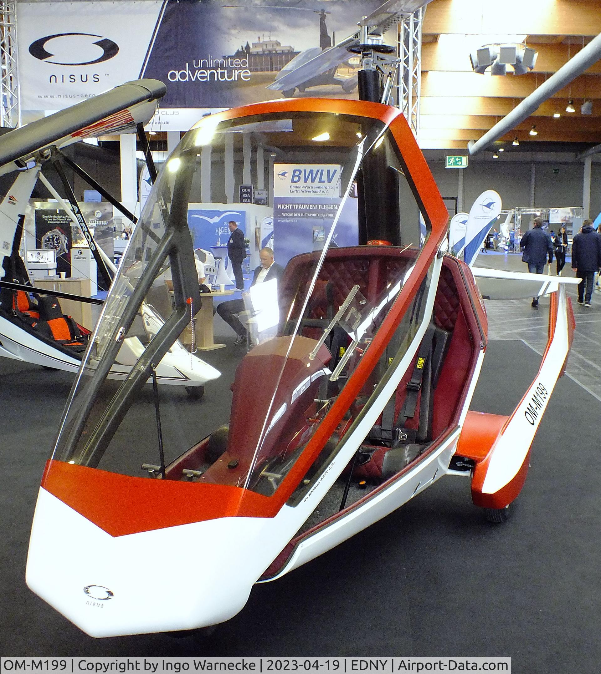 OM-M199, Nisus Gyroplane C/N not found_OM-M199, Nisus Gyroplane at the AERO 2023, Friedrichshafen