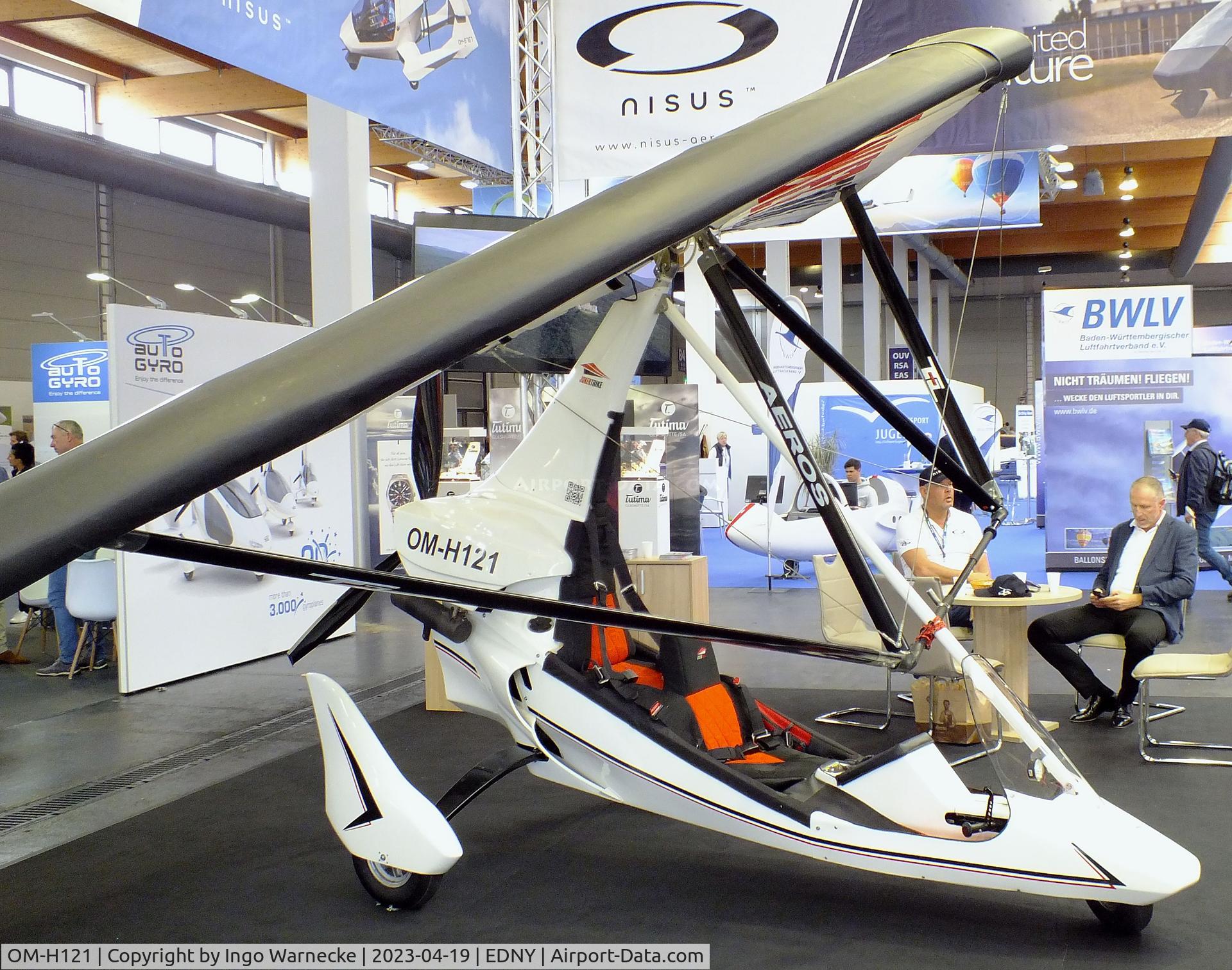 OM-H121, Aeros Joker Trike C/N Not found OM-H121, Nisus Joker Trike with Aeros wing at the AERO 2023, Friedrichshafen