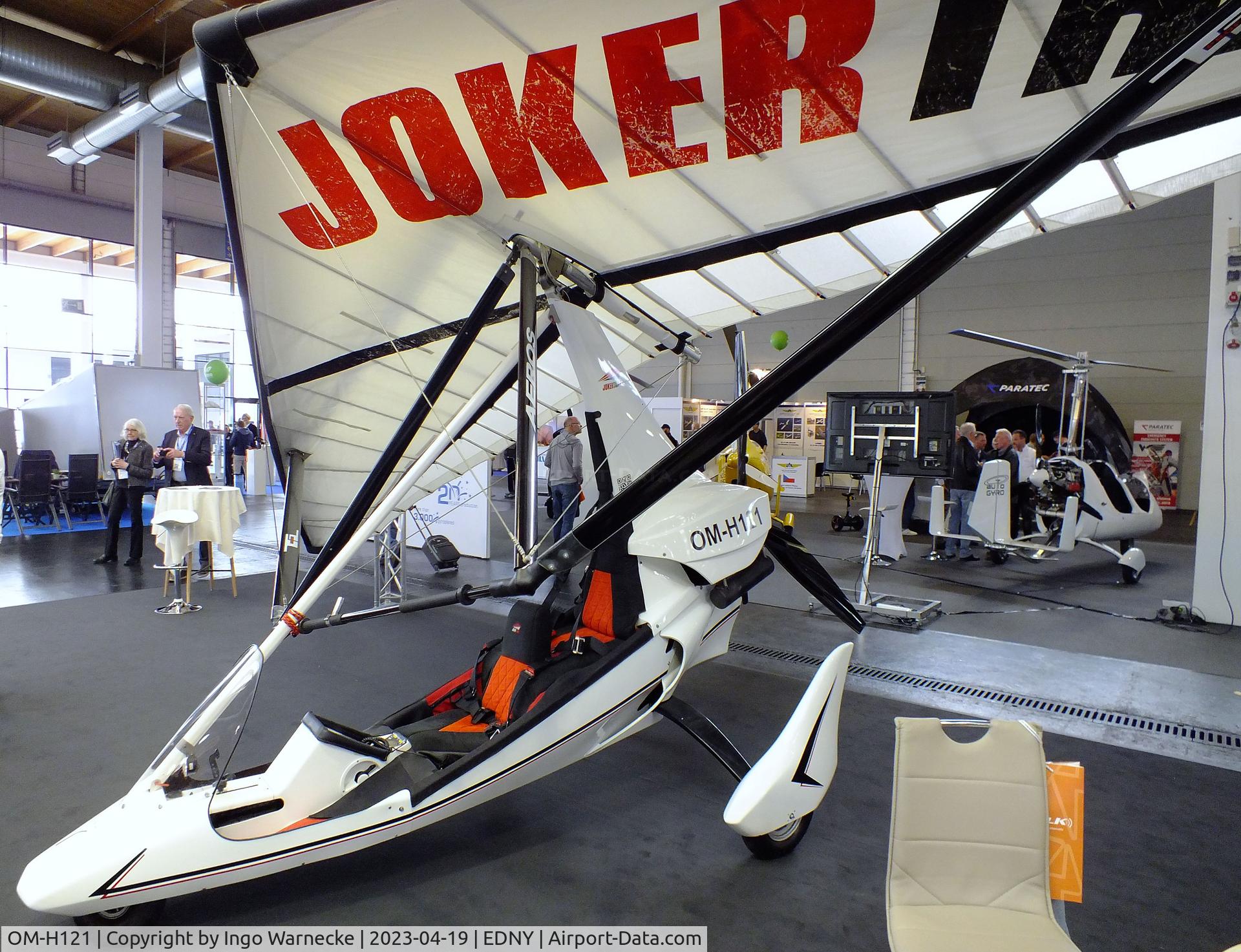 OM-H121, Aeros Joker Trike C/N Not found OM-H121, Nisus Joker Trike with Aeros wing at the AERO 2023, Friedrichshafen