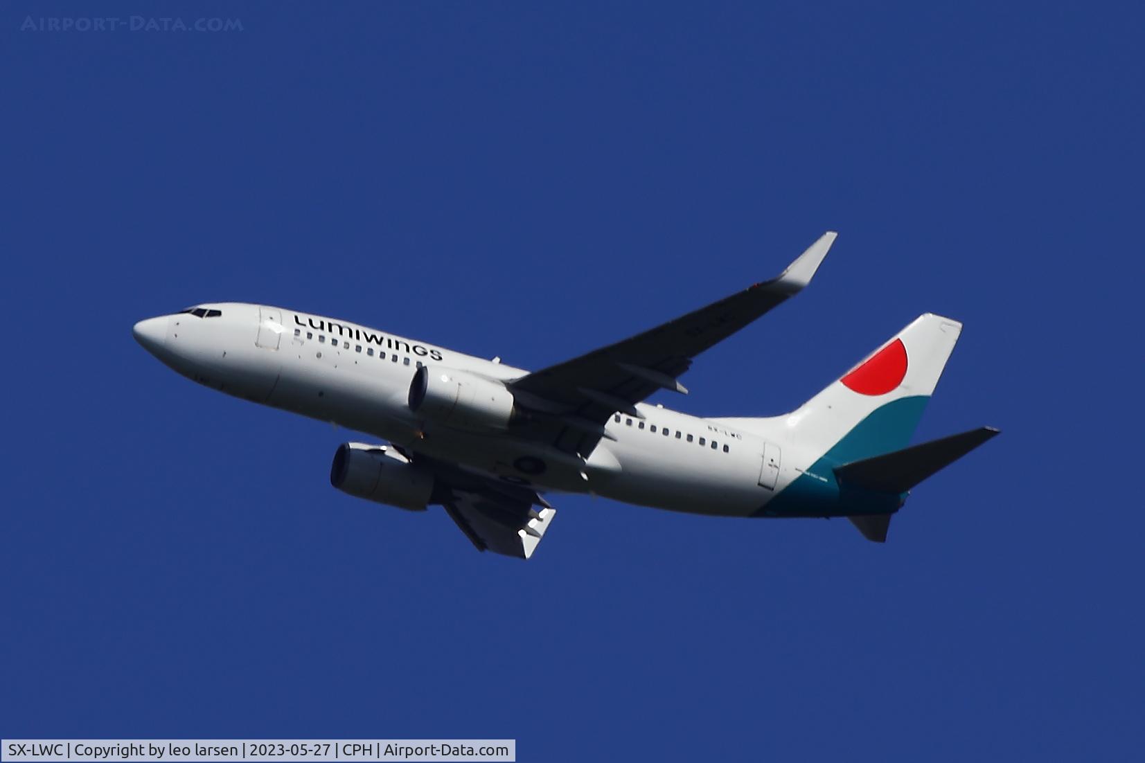 SX-LWC, 2003 Boeing 737-7K2 C/N 30659, Copenhagen 27.5.2023