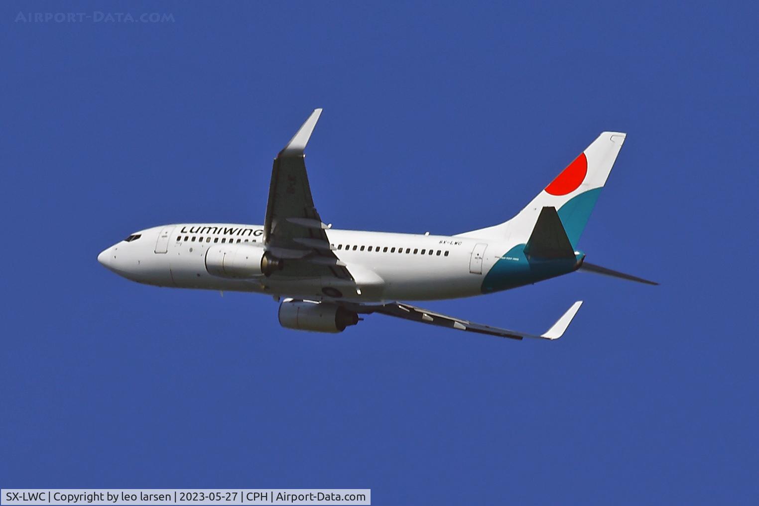 SX-LWC, 2003 Boeing 737-7K2 C/N 30659, Copenhagen 27.5.2023