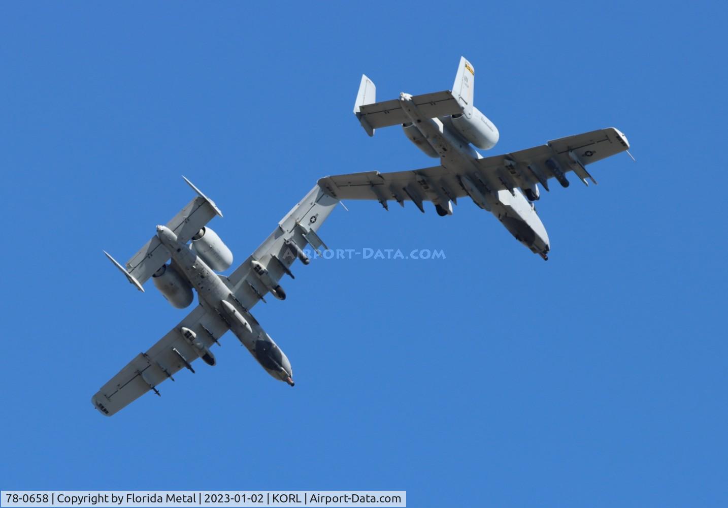 78-0658, 1978 Fairchild Republic A-10C Thunderbolt II C/N A10-0278, USAF A-10 zx