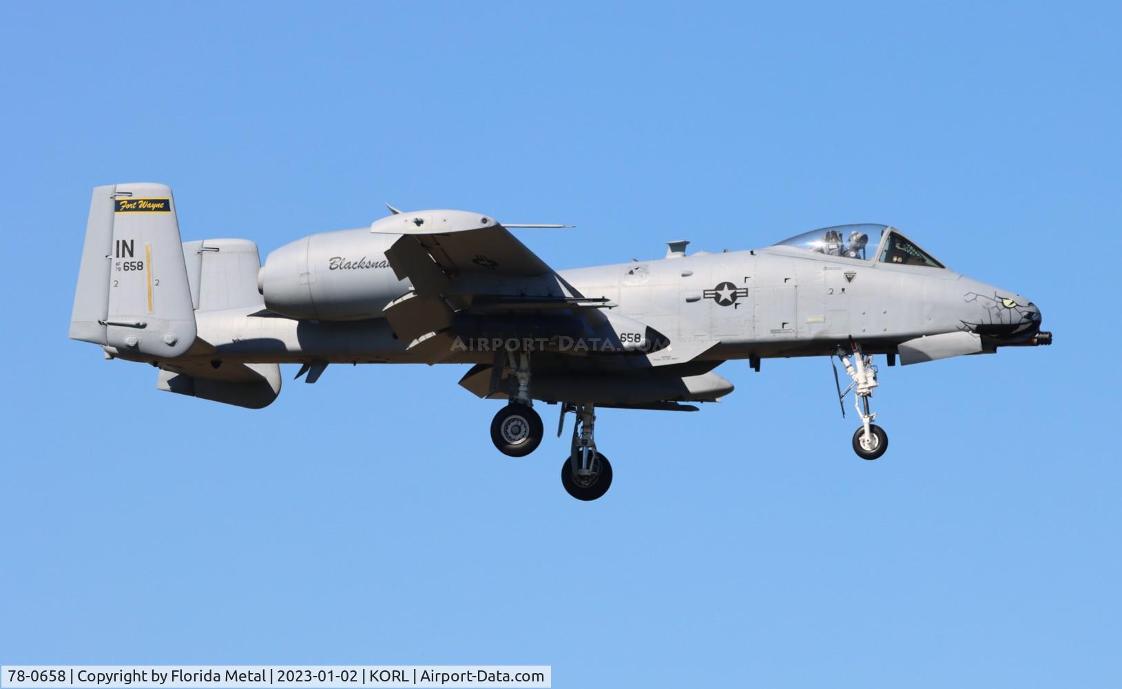 78-0658, 1978 Fairchild Republic A-10C Thunderbolt II C/N A10-0278, USAF A-10 zx