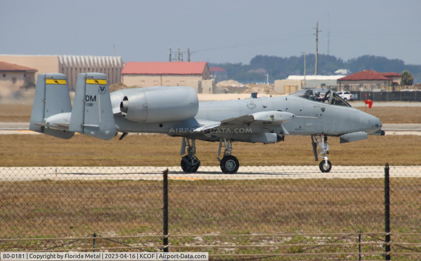 80-0181, 1980 Fairchild Republic A-10C Thunderbolt II C/N A10-0531, USAF A-10 zx