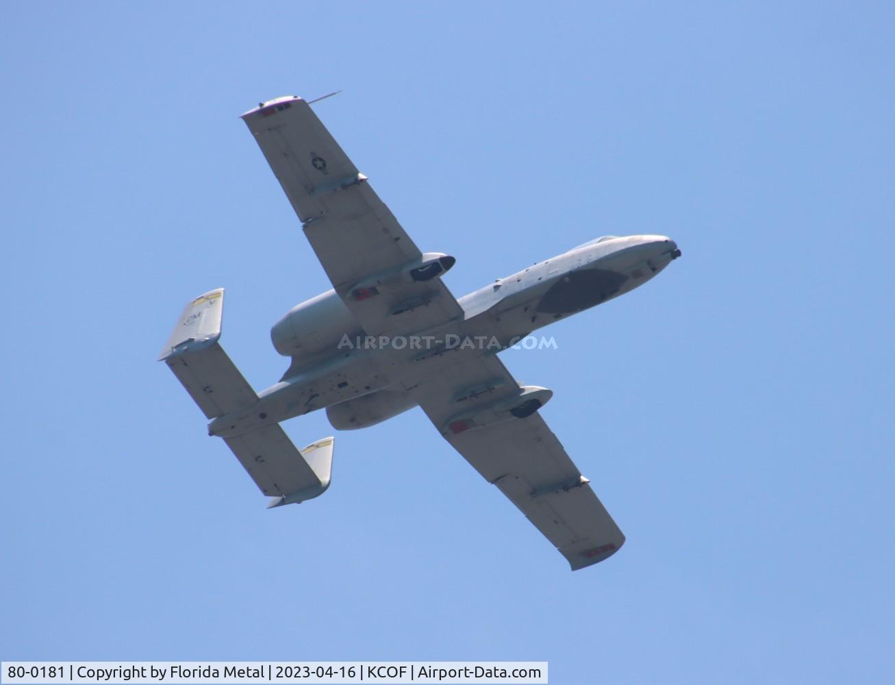 80-0181, 1980 Fairchild Republic A-10C Thunderbolt II C/N A10-0531, USAF A-10 zx