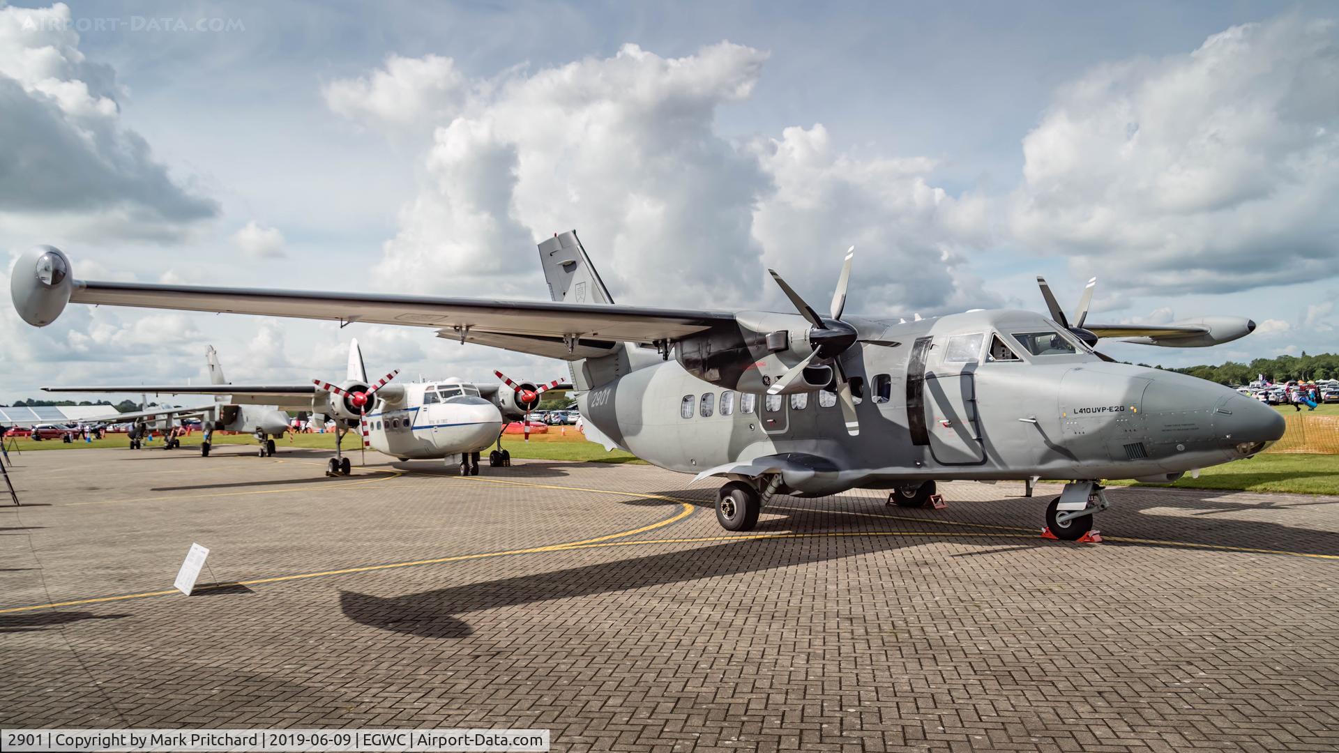 2901, 2013 Let L-410UVP-E20 Turbolet C/N 132901, Shot at RAF Cosford 2019