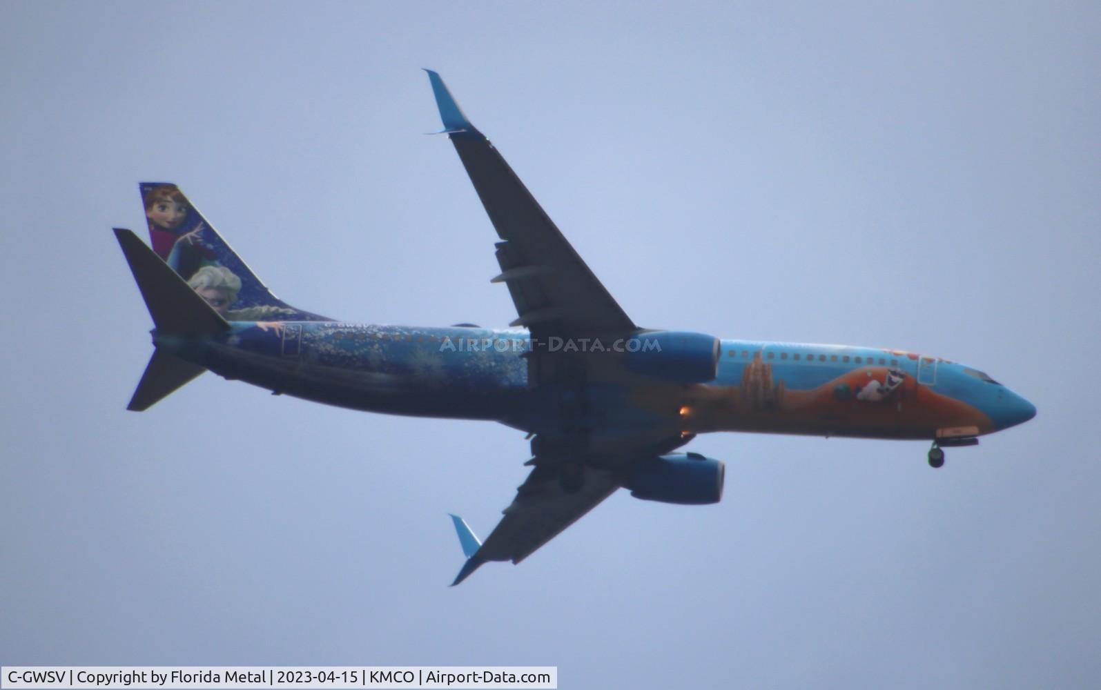 C-GWSV, 2009 Boeing 737-8CT C/N 37158, WJA 737-800 frozen zx