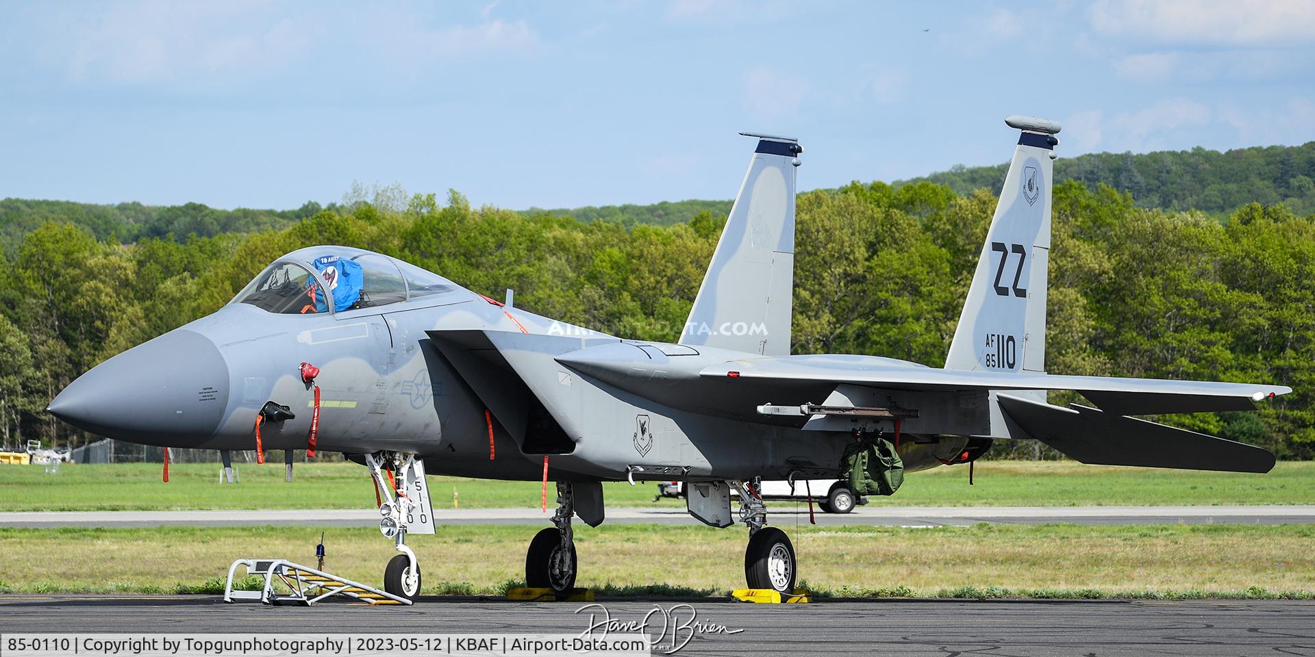 85-0110, 1986 McDonnell-Douglas F-15C C/N 965/C352, Old Kadena jet now part of the 104th FW