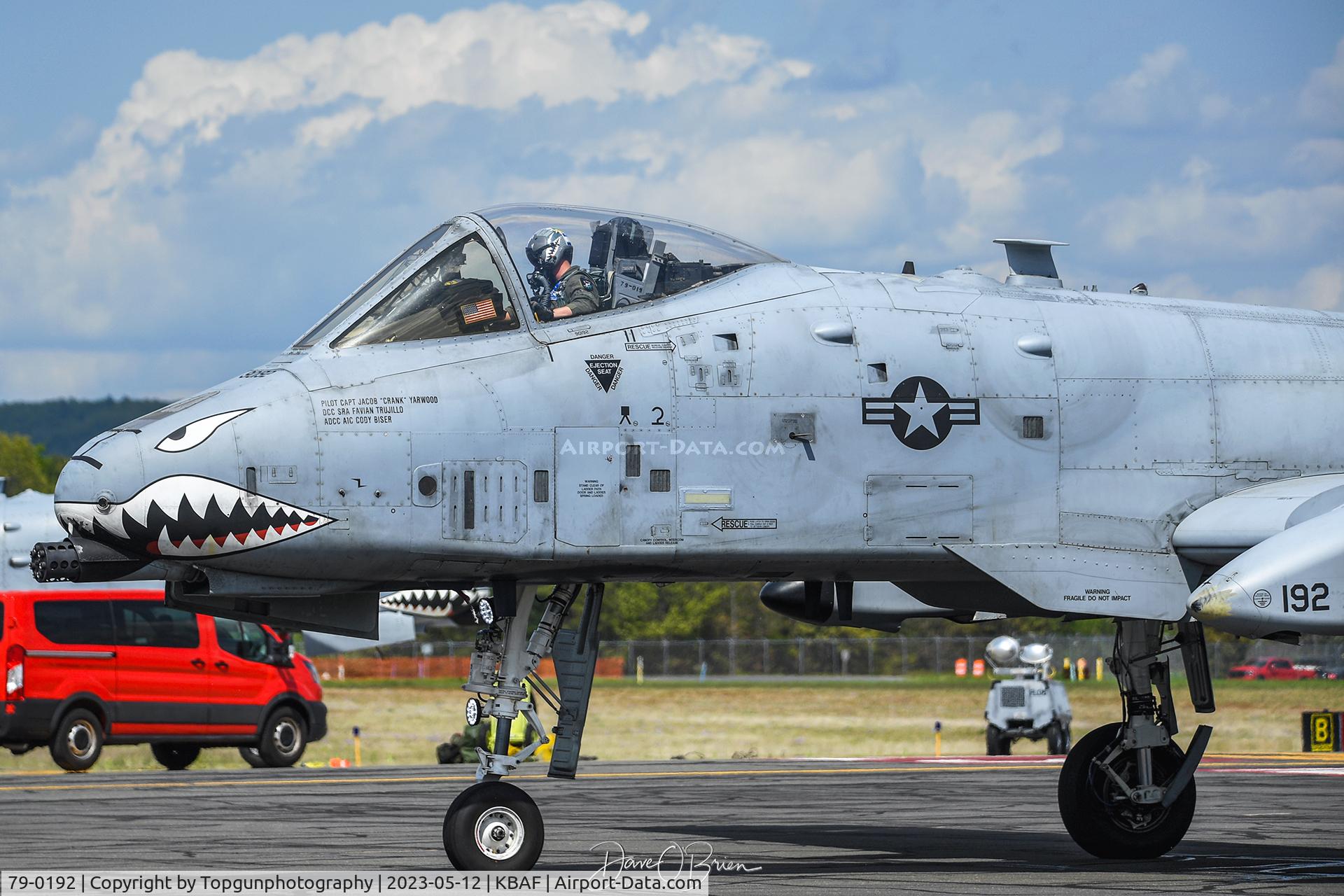 79-0192, 1979 Fairchild Republic A-10C Thunderbolt II C/N A10-0456, COBALT11 at the final checks to put pins back in
