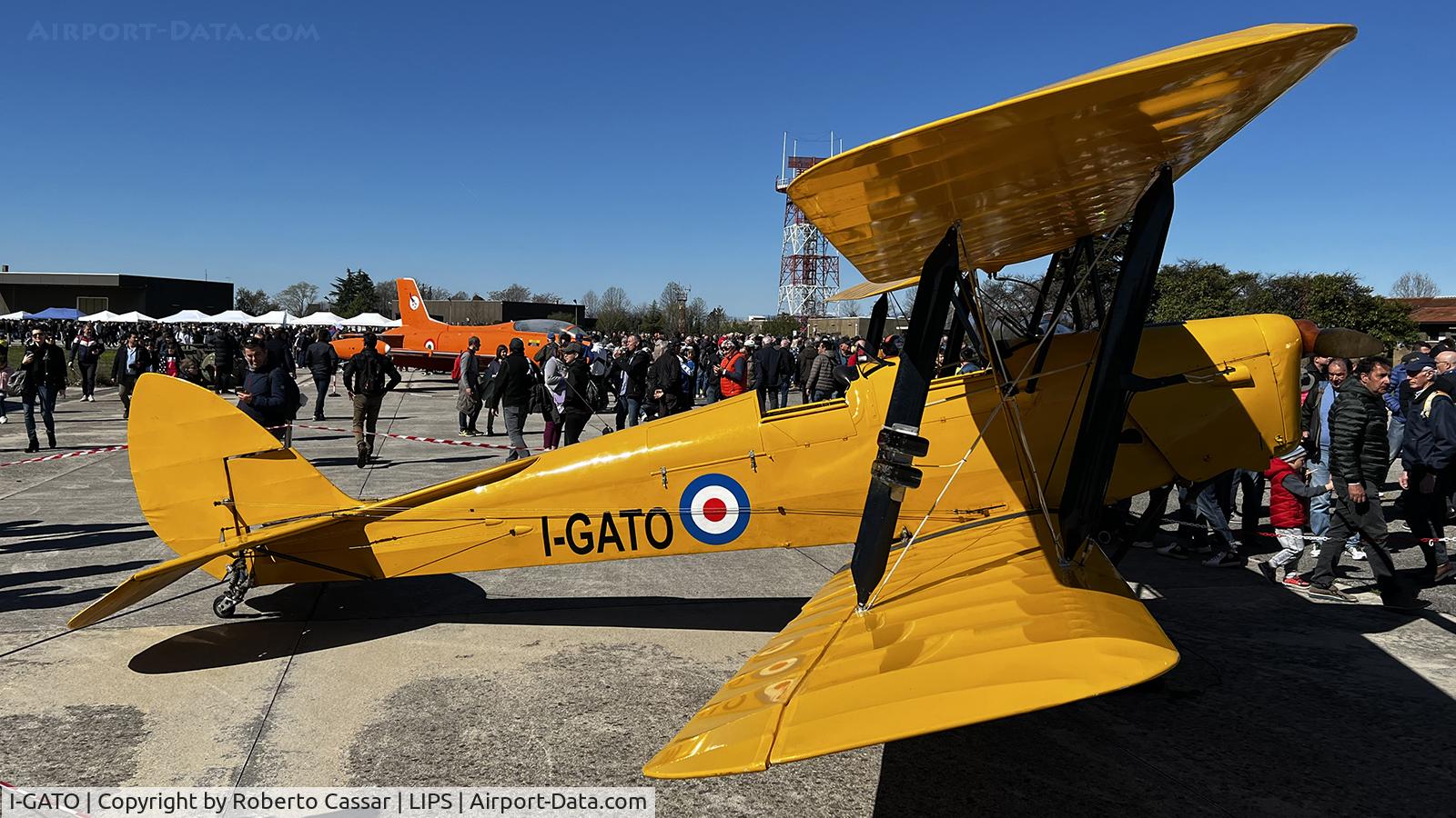 I-GATO, De Havilland DH-82A Tiger Moth II C/N 85253, Istrana Open Days - 100 Years Italian Air Force