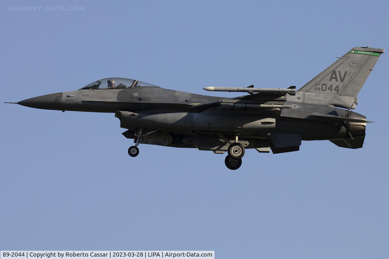 89-2044, Lockheed Martin F-16C C/N 1C-197, Aviano