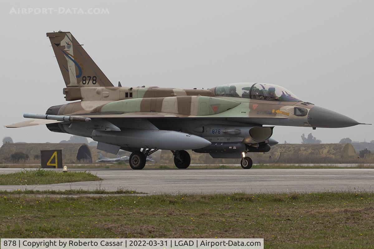 878, Lockheed Martin F-16I C/N YD-88, Iniochos 2022