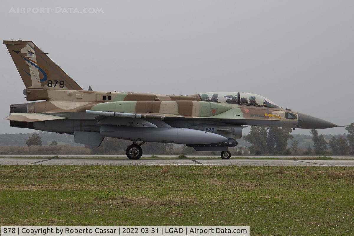 878, Lockheed Martin F-16I C/N YD-88, Iniochos 2022