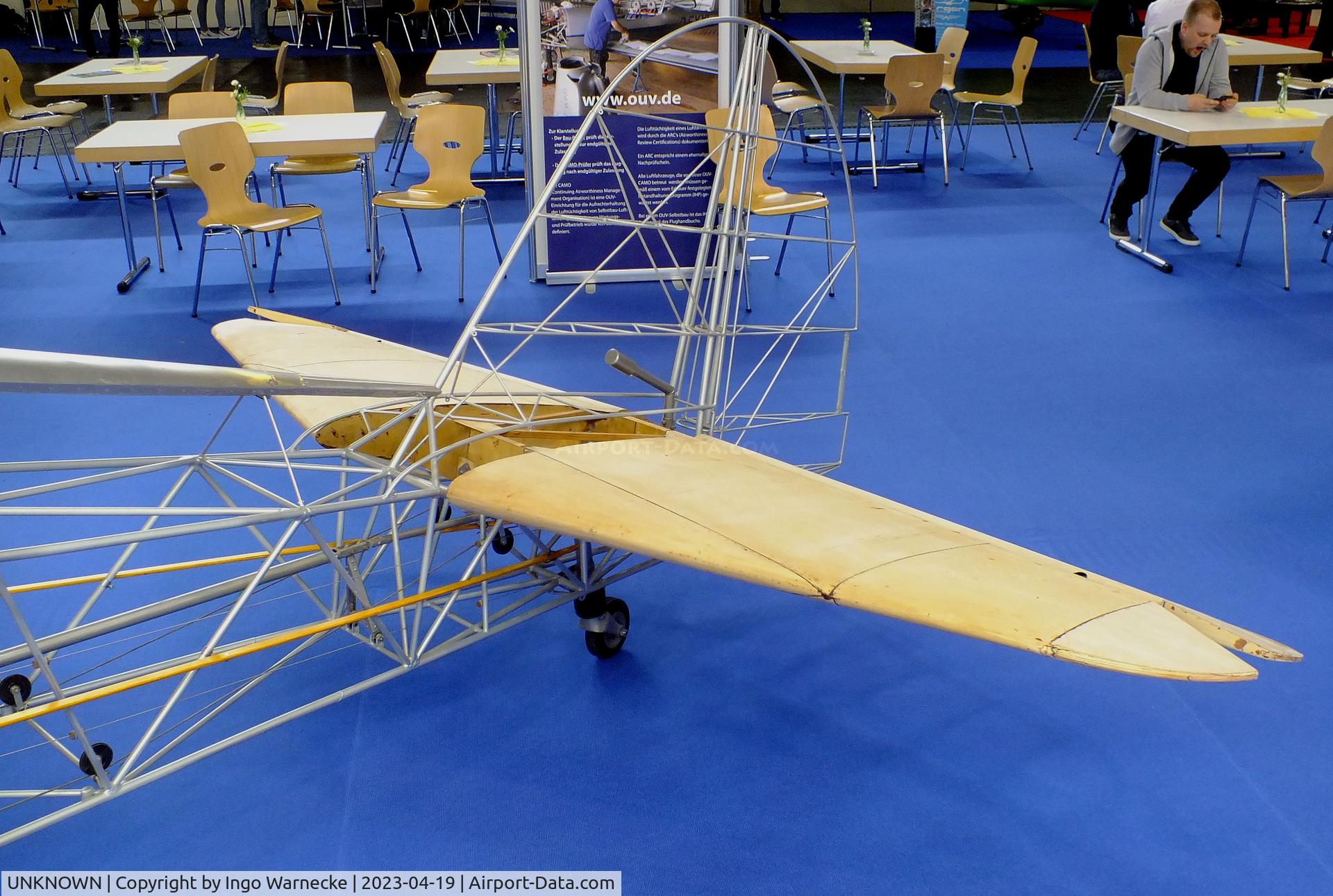 UNKNOWN, Fliegerwerft eV / Messerschmitt M35 replica C/N 01, Fliegerwerft e.V. Messerschmitt M35 single seater replica (still under construction) at the AERO 2023, Friedrichshafen