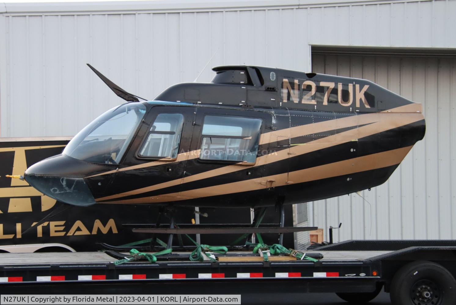 N27UK, 1975 Bell 206B C/N 1871, Bell 206 zx