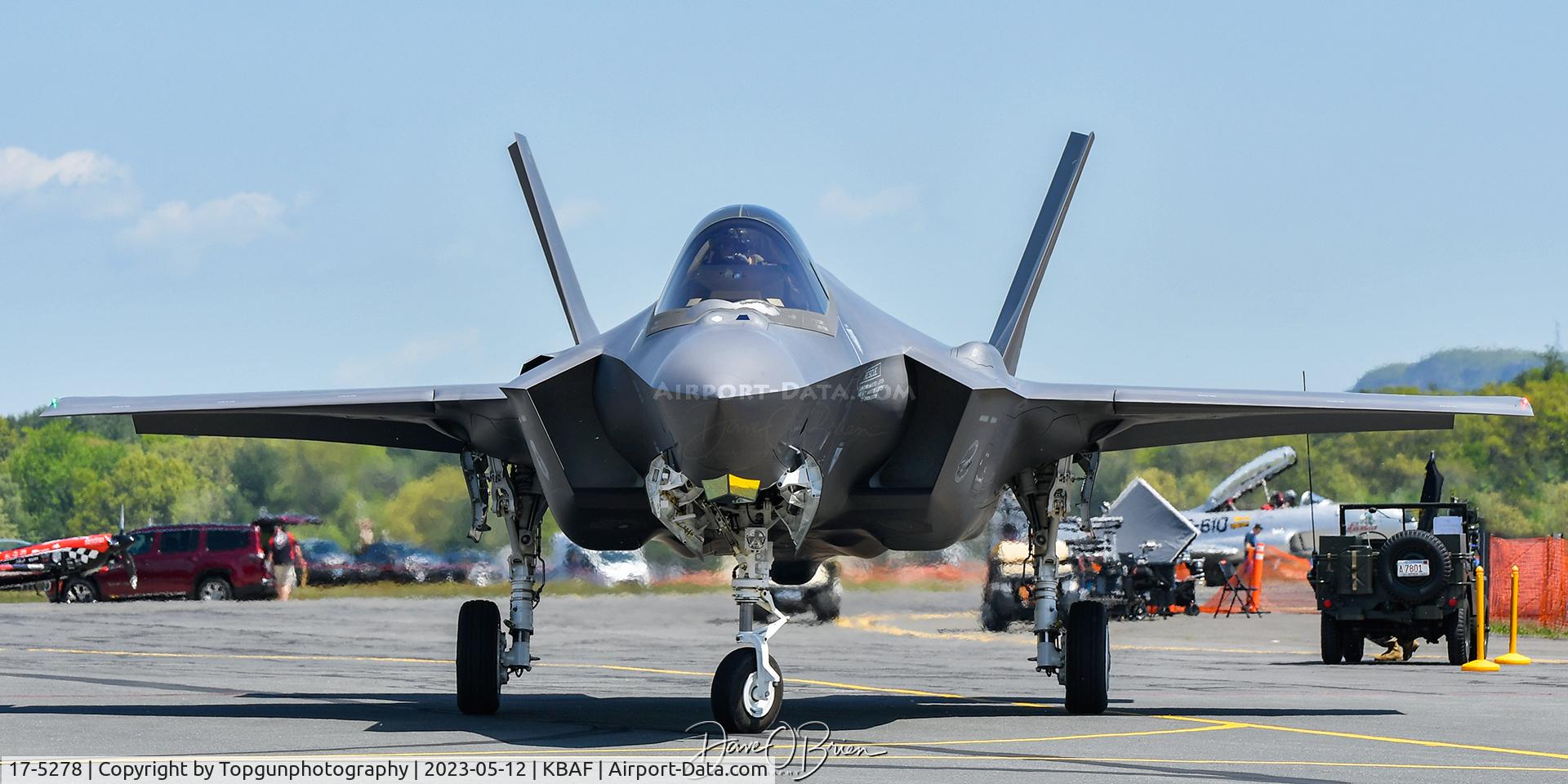 17-5278, 2016 Lockheed Martin F-35A Lightning II C/N AF-220, RIPPER01 from the 158th FW arrives for static duty