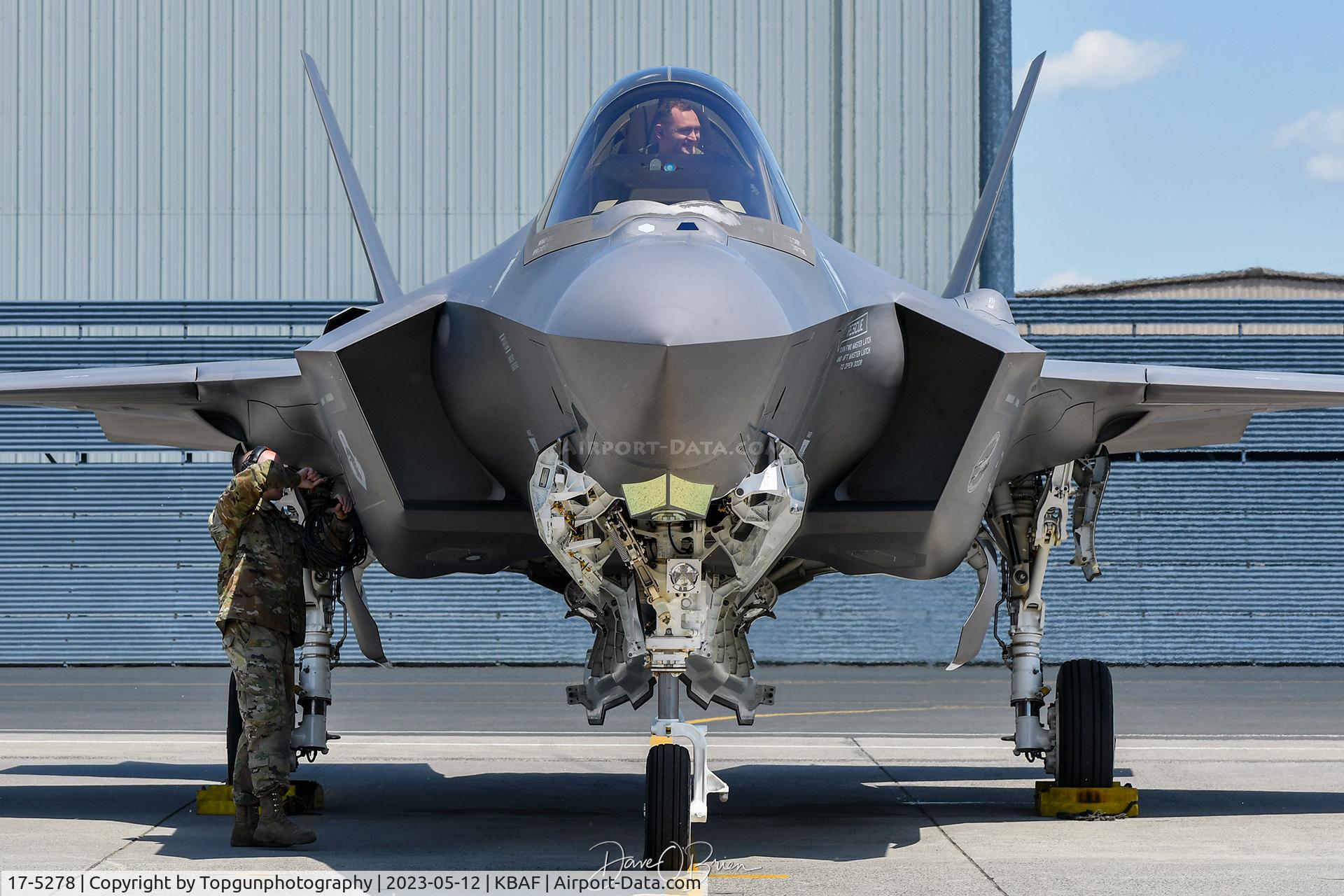 17-5278, 2016 Lockheed Martin F-35A Lightning II C/N AF-220, getting ready to shut her down
