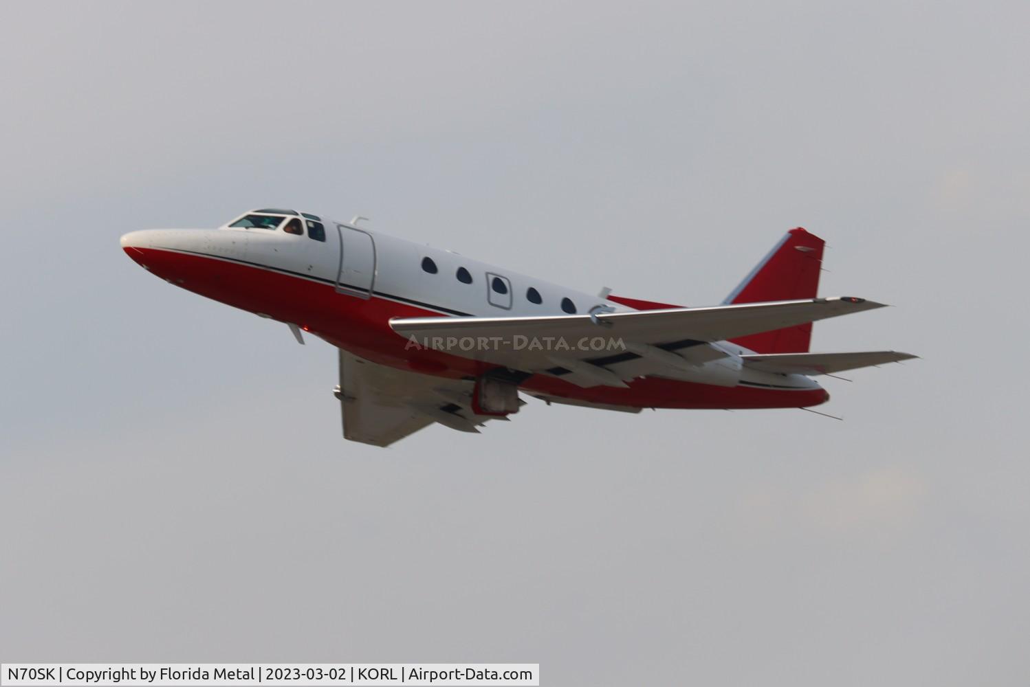 N70SK, 1980 Rockwell International NA-265-65 Sabreliner 65 C/N 465-33, Sabreliner zx