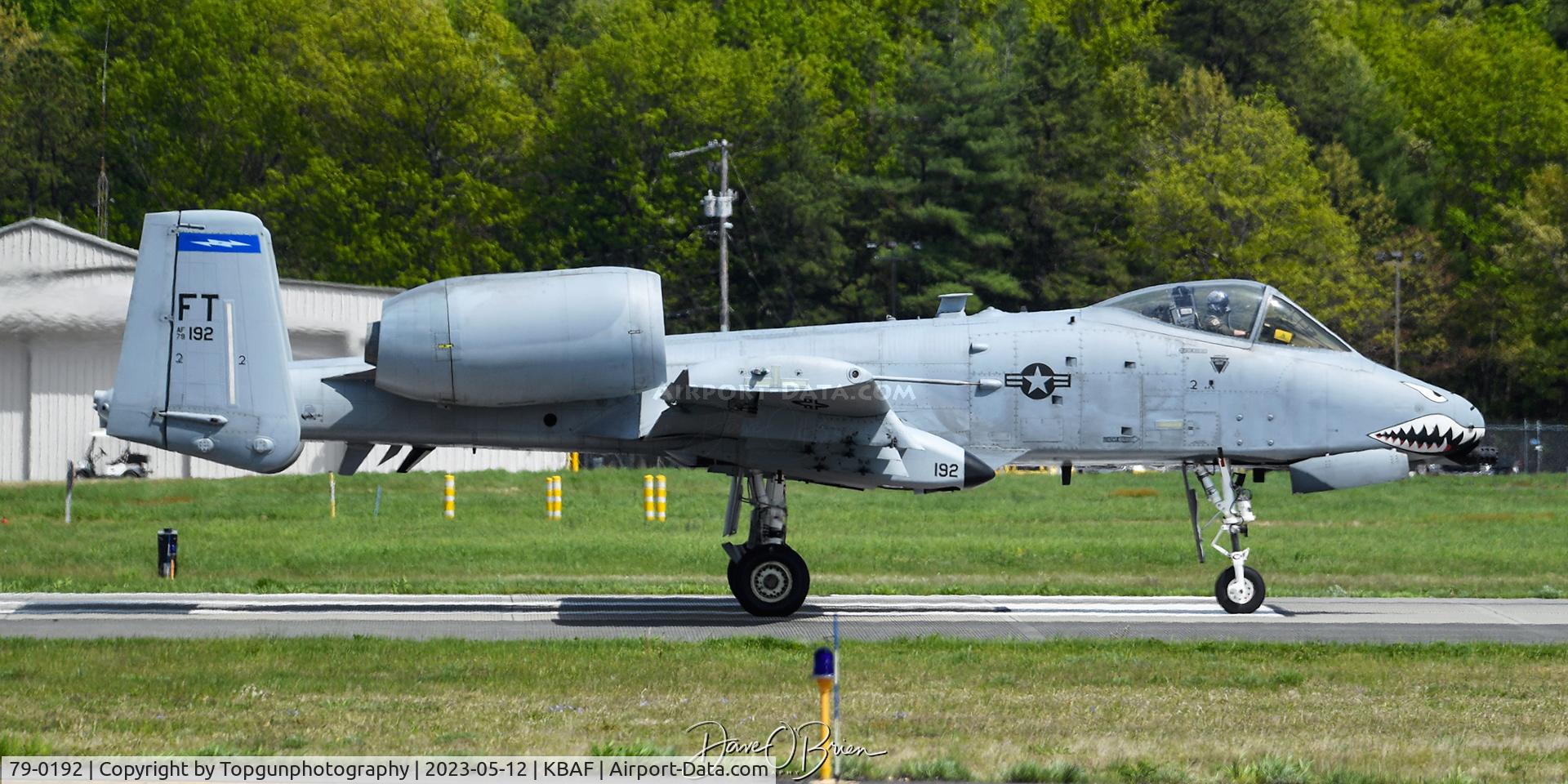 79-0192, 1979 Fairchild Republic A-10C Thunderbolt II C/N A10-0456, COBALT11 taxiiing to the active RW