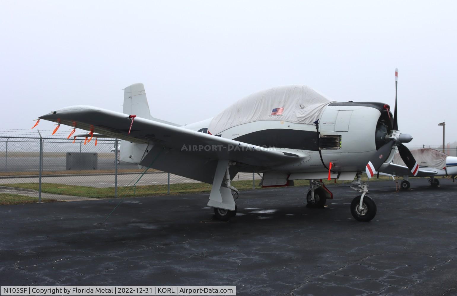 N105SF, North American T-28B Trojan C/N 200-412 (138341), T-28 zx