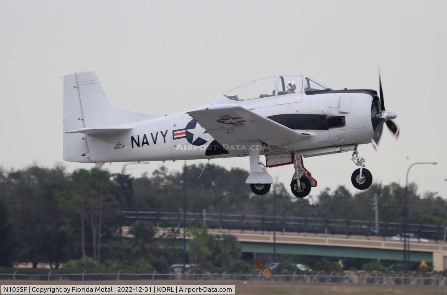 N105SF, North American T-28B Trojan C/N 200-412 (138341), T-28 zx