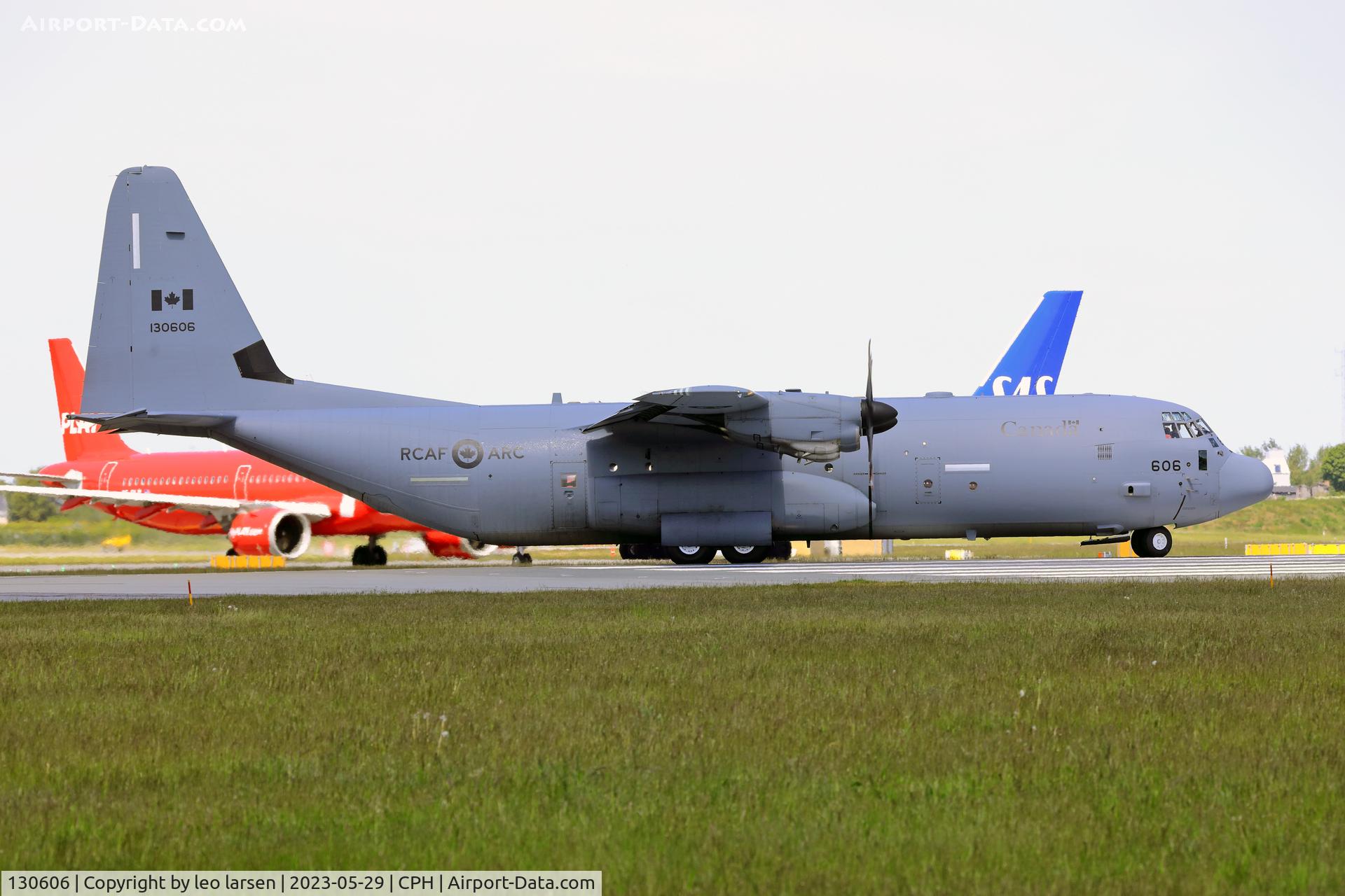 130606, 2010 Lockheed Martin CC-130J-30 Hercules C/N 382-5649, Copenhagen 29.5.2023 depart on R-04R