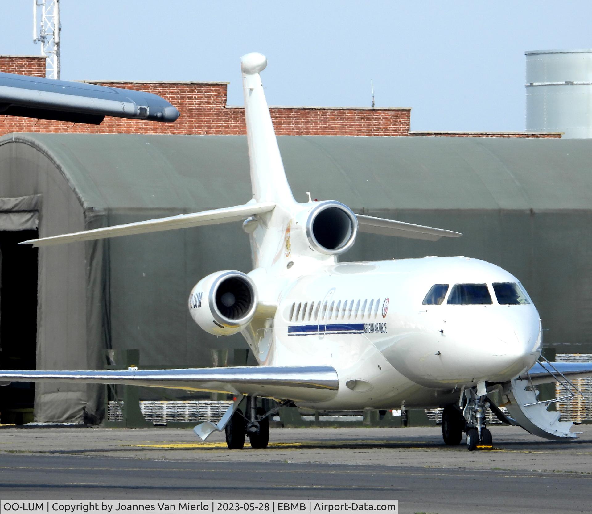 OO-LUM, 2007 Dassault Falcon 7X C/N 004, Melsbroek