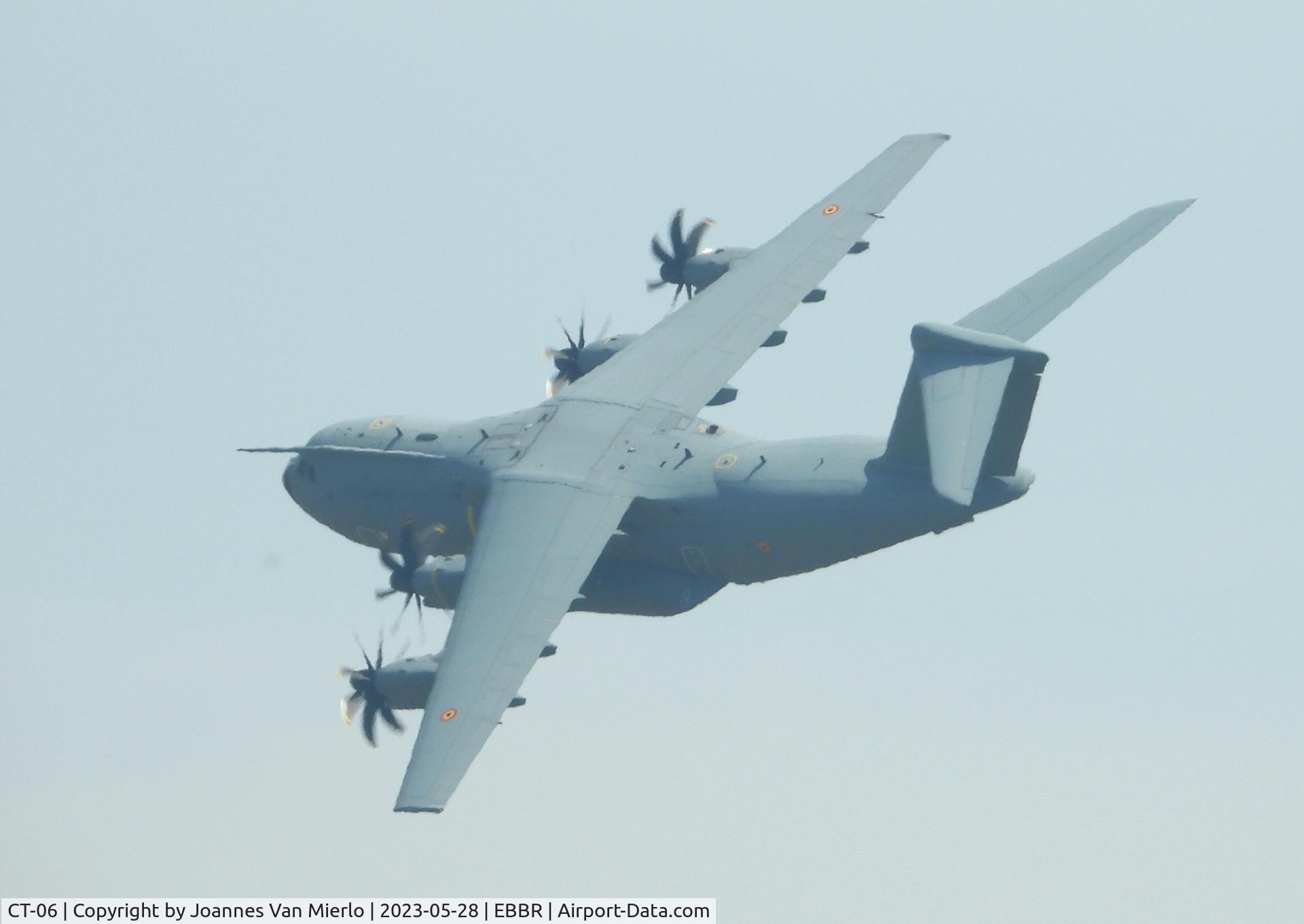 CT-06, 2021 Airbus A400M-180 Atlas C/N 117, Airborne EBBR 07L