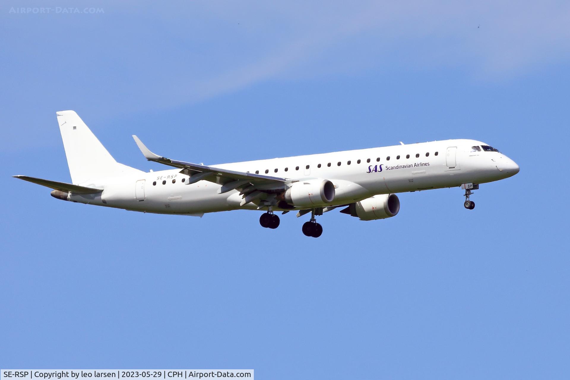 SE-RSP, 2010 Embraer EMB-195LR C/N 19000401, Copenhagen 29.5.2023