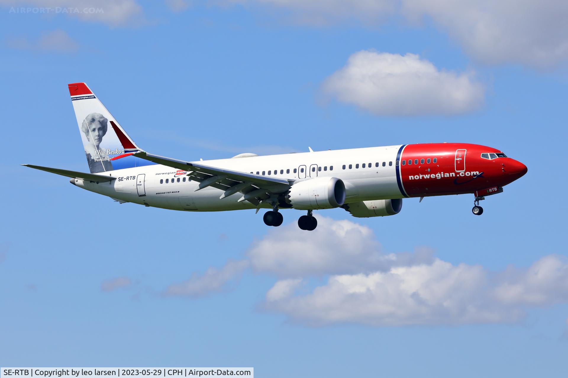 SE-RTB, 2018 Boeing 737-8 MAX C/N 63972, Copenhagen 29.5.2023