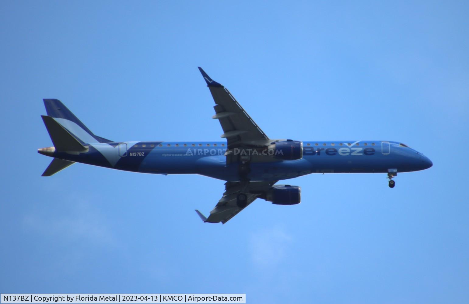 N137BZ, Embraer EMB 190-200LR C/N 19000196, MXY E195 zx