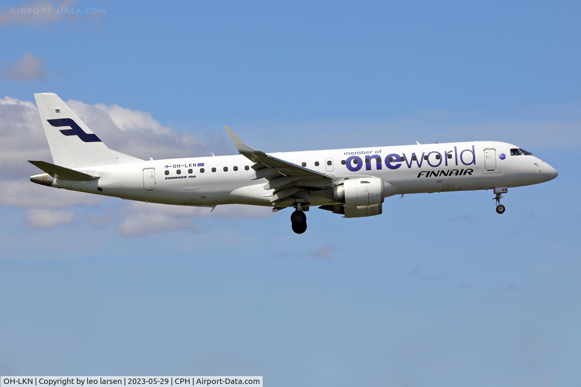 OH-LKN, 2009 Embraer 190LR (ERJ-190-100LR) C/N 19000252, Copenhagen 29.5.2023