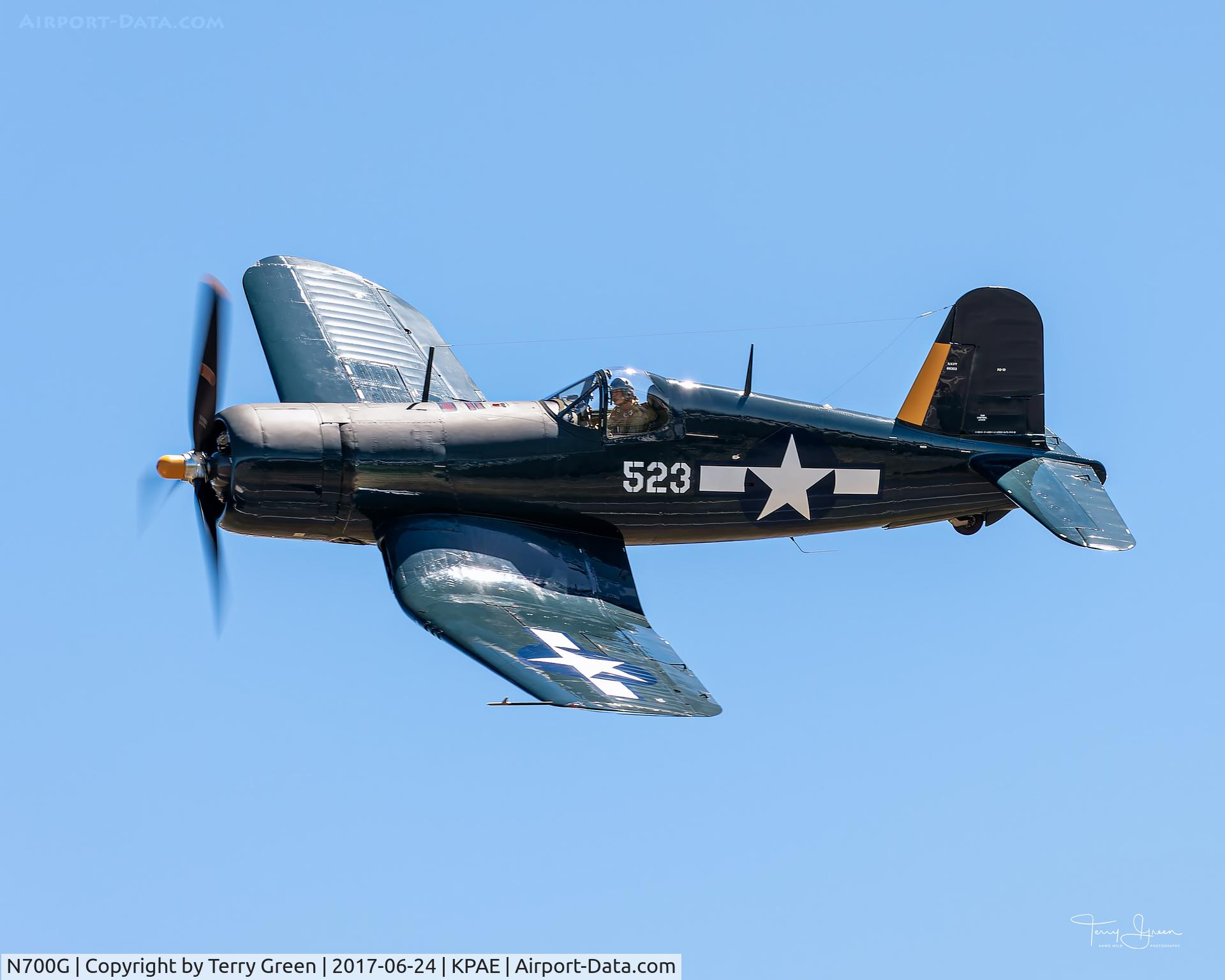 N700G, 1944 Goodyear FG-1D Corsair C/N 3117, WARTIME HISTORY MUSEUM INC
