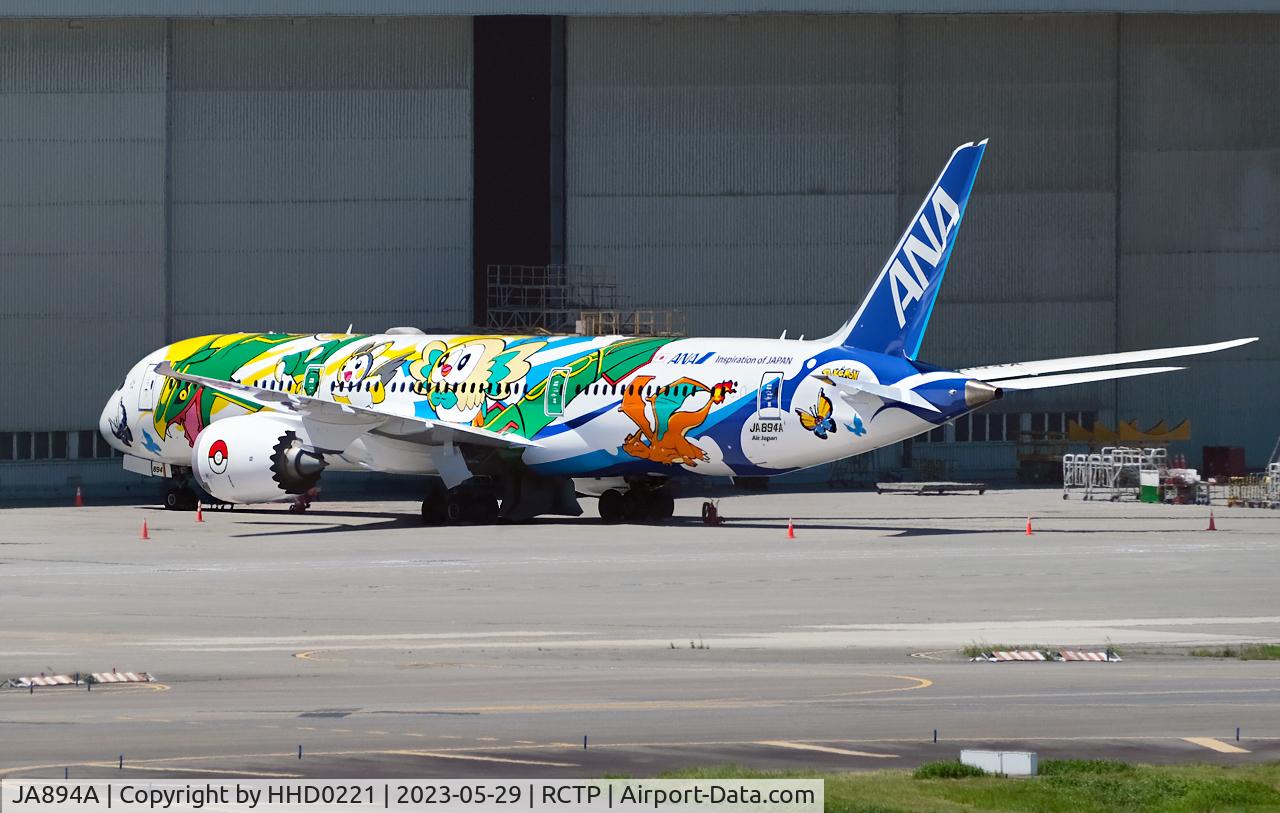 JA894A, Boeing 787-9 Dreamliner C/N 34517, Pikachu Jet - Pokémon livery,New Pokemon special livery.