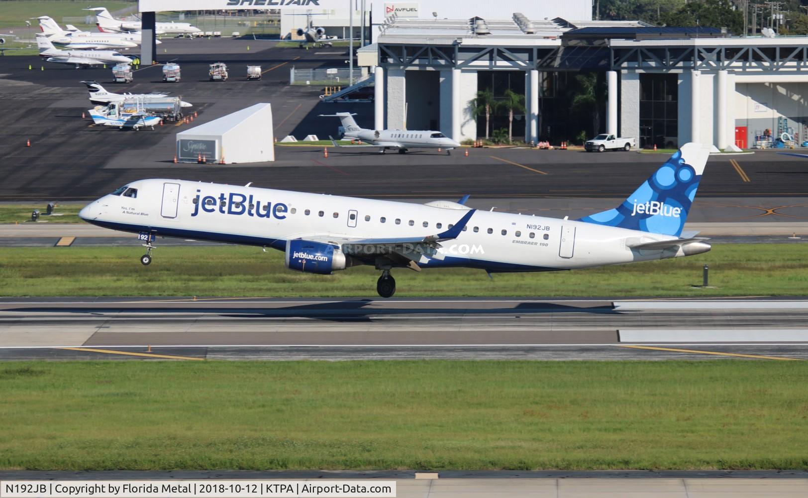 N192JB, 2005 Embraer 190AR (ERJ-190-100IGW) C/N 19000014, JBU E190 zx