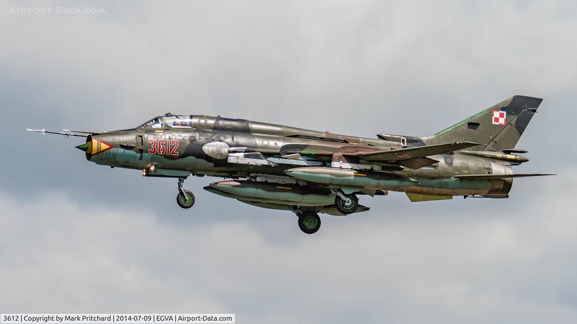 3612, Sukhoi Su-22M-4 C/N 23612, Shot at RIAT 2014