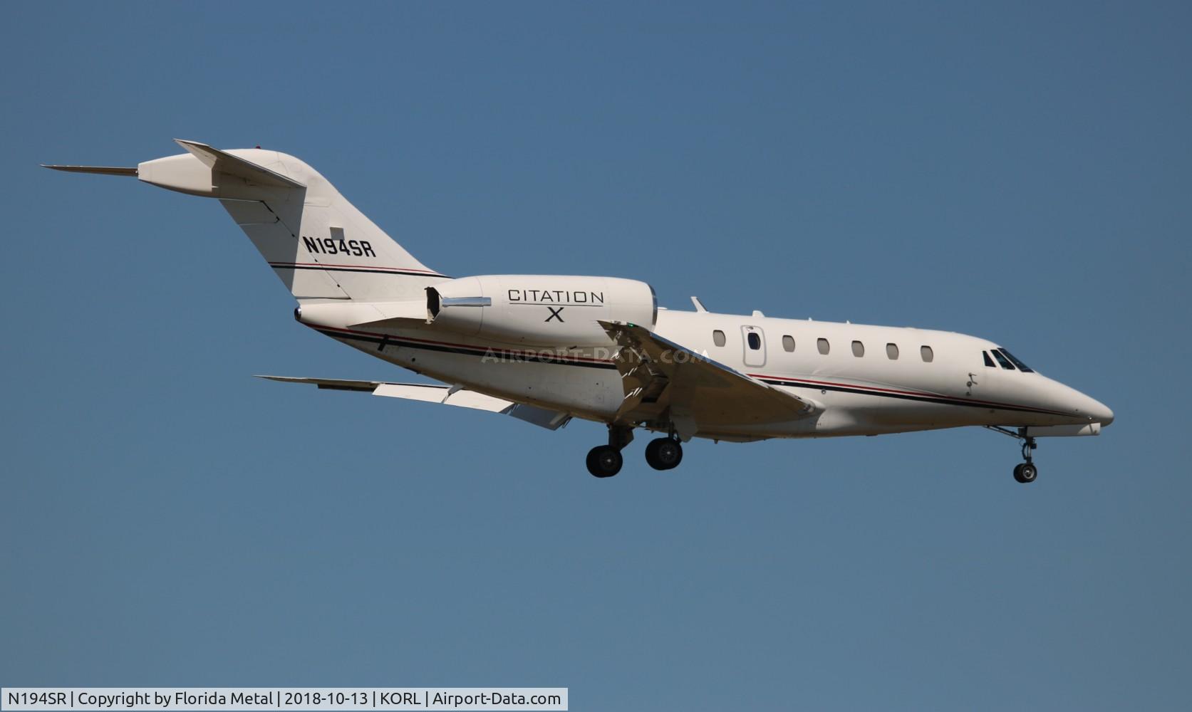 N194SR, 2000 Cessna 750 Citation X Citation X C/N 750-0112, C750 zx