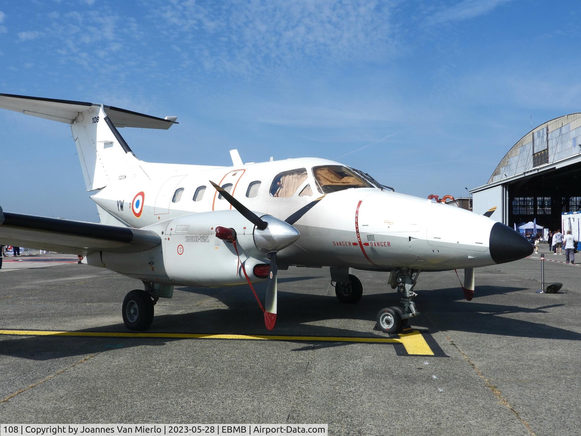 108, Embraer EMB-121AA Xingu C/N 121108, Melsbroek