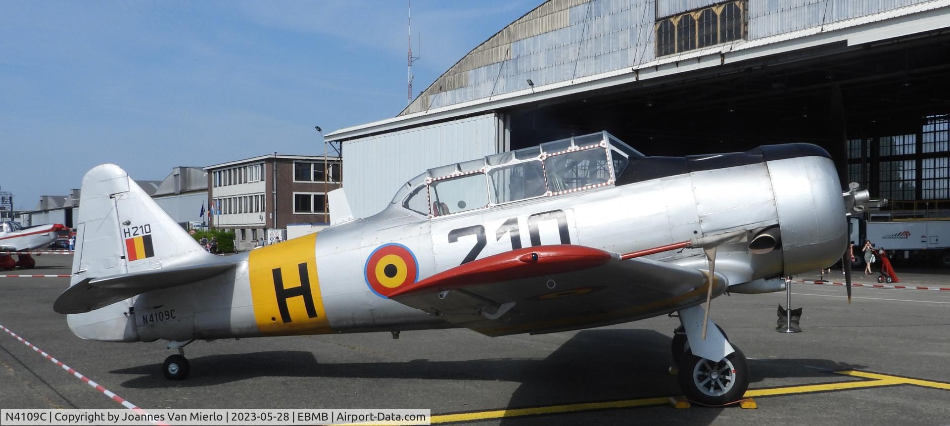 N4109C, 1952 North American T-6G Texan C/N SA-078, Melsbrooek