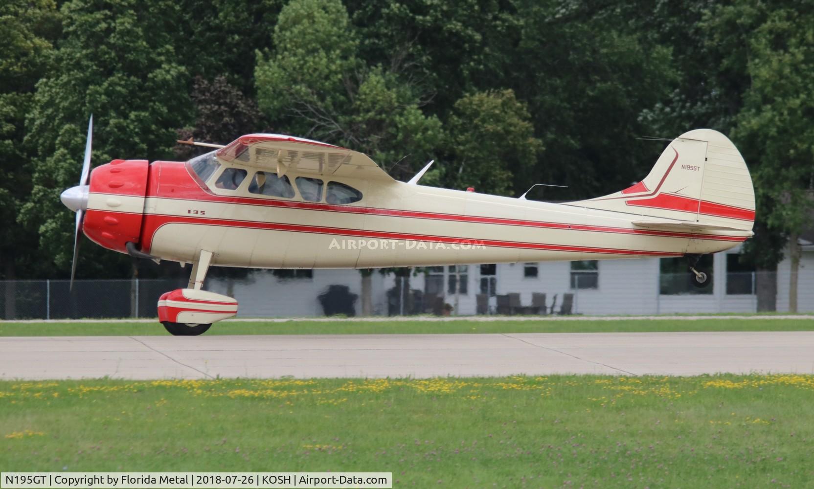 N195GT, 1953 Cessna 195B Businessliner C/N 16055, C195 zx
