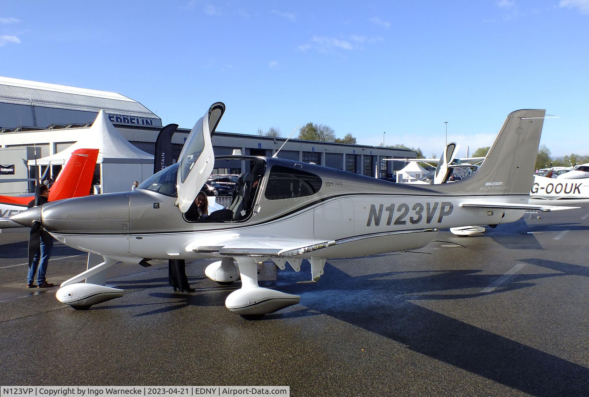 N123VP, 2019 Cirrus SR-22T GTS Platinum C/N 1914, Cirrus SR22T GTS Platinum at the AERO 2023, Friedrichshafen