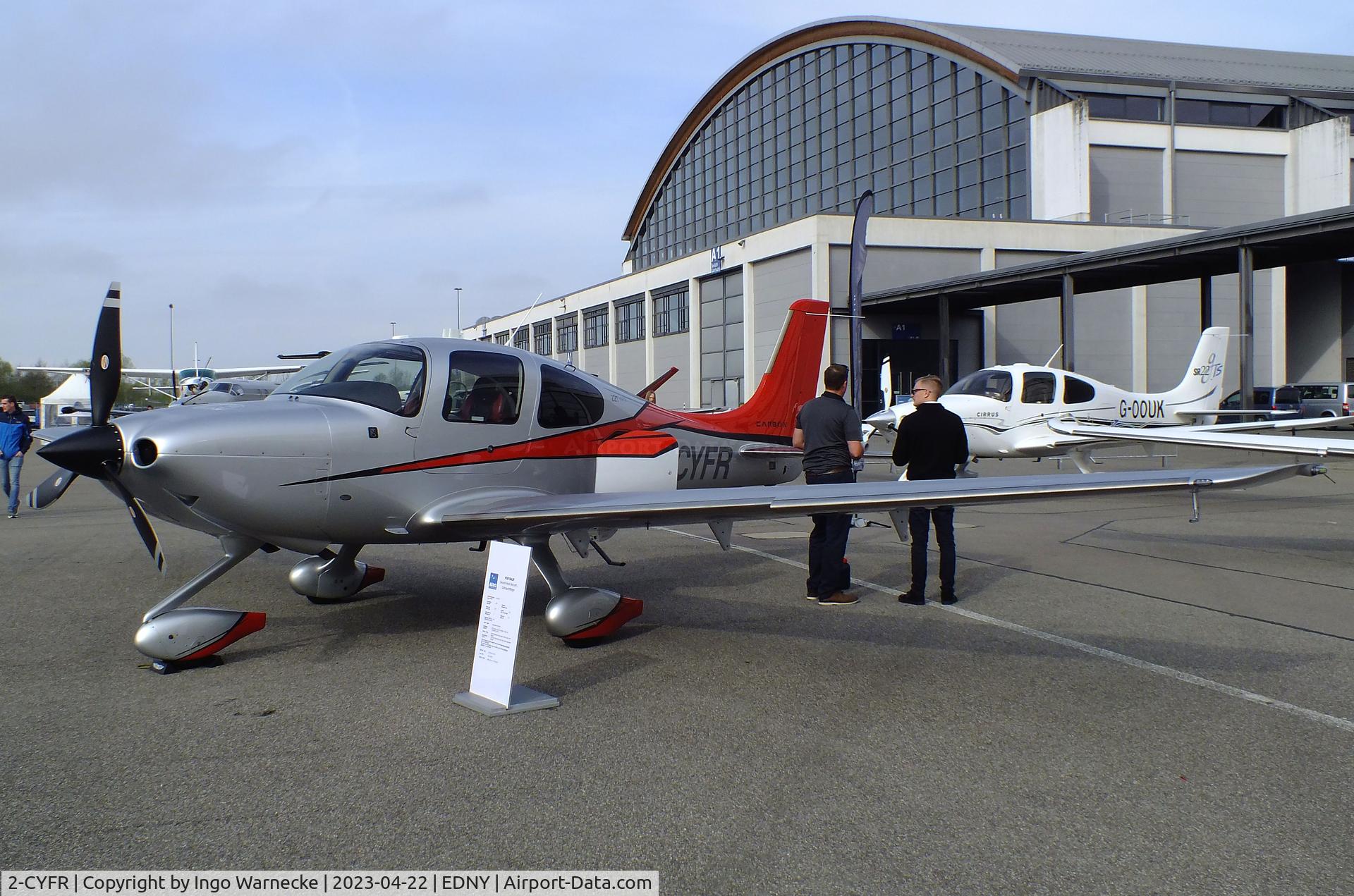 2-CYFR, 2015 Cirrus SR22T Perspective G5 C/N 1070, Cirrus SR22T GTS at the AERO 2023, Friedrichshafen