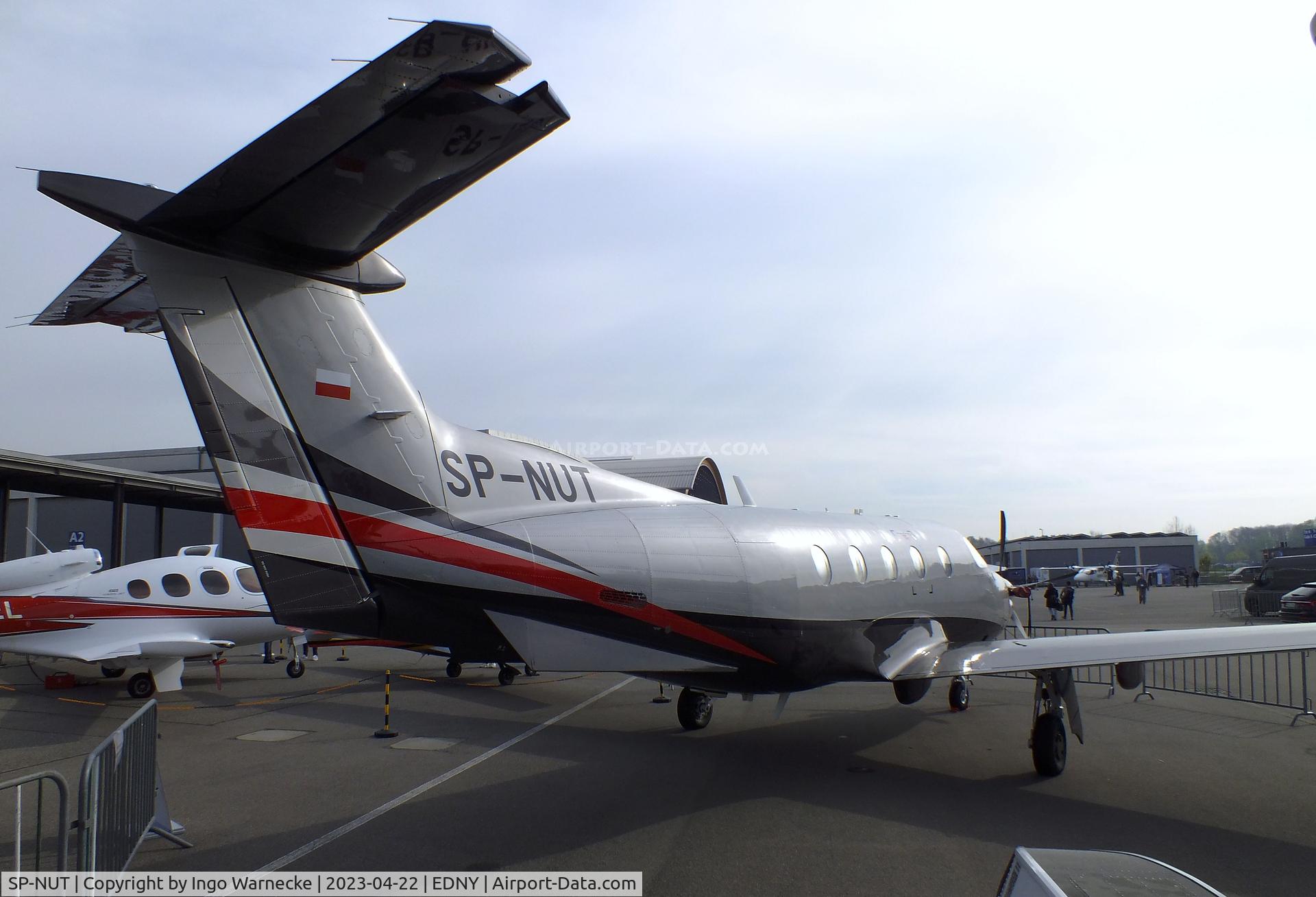 SP-NUT, 2017 Pilatus PC-12/47E C/N 1695, Pilatus PC-12/47E at the AERO 2023, Friedrichshafen