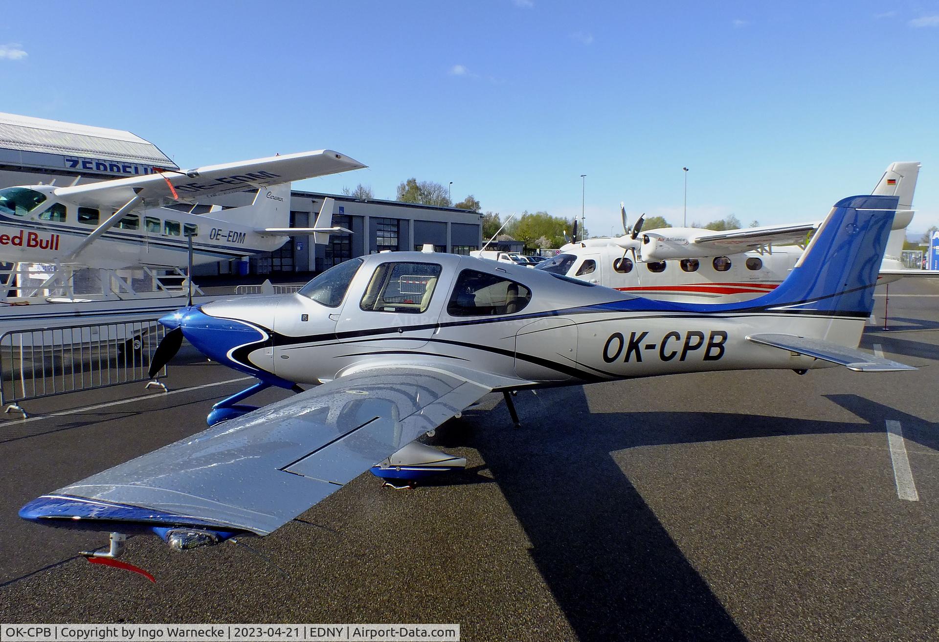 OK-CPB, 2014 Cirrus SR-22T GTS Platinum C/N 993, Cirrus SR22T GTS Platinum at the AERO 2023, Friedrichshafen