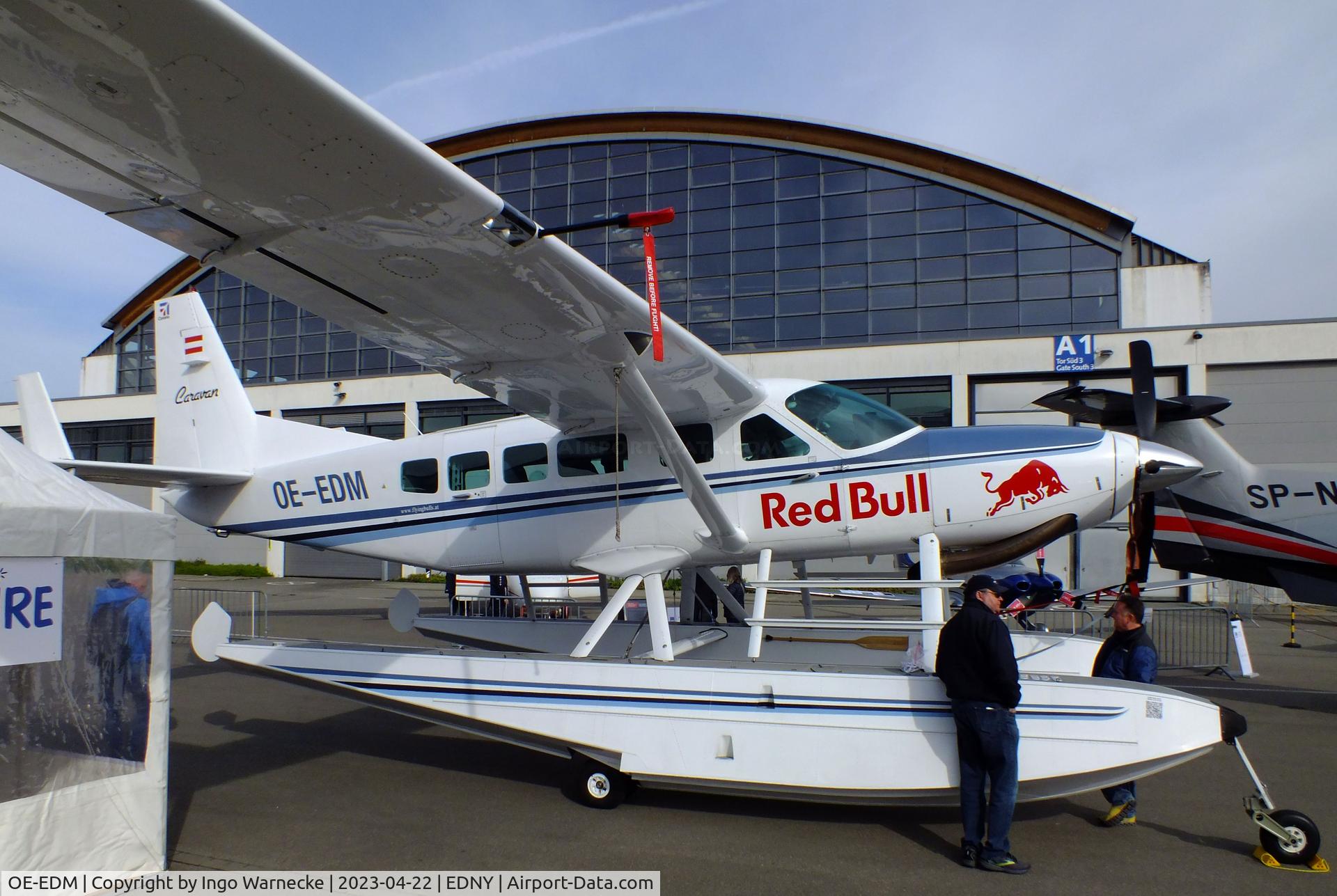 OE-EDM, 1996 Cessna 208 Caravan 1 C/N 20800257, Cessna 208 Caravan 1 on amphibious floats at the AERO 2023, Friedrichshafen