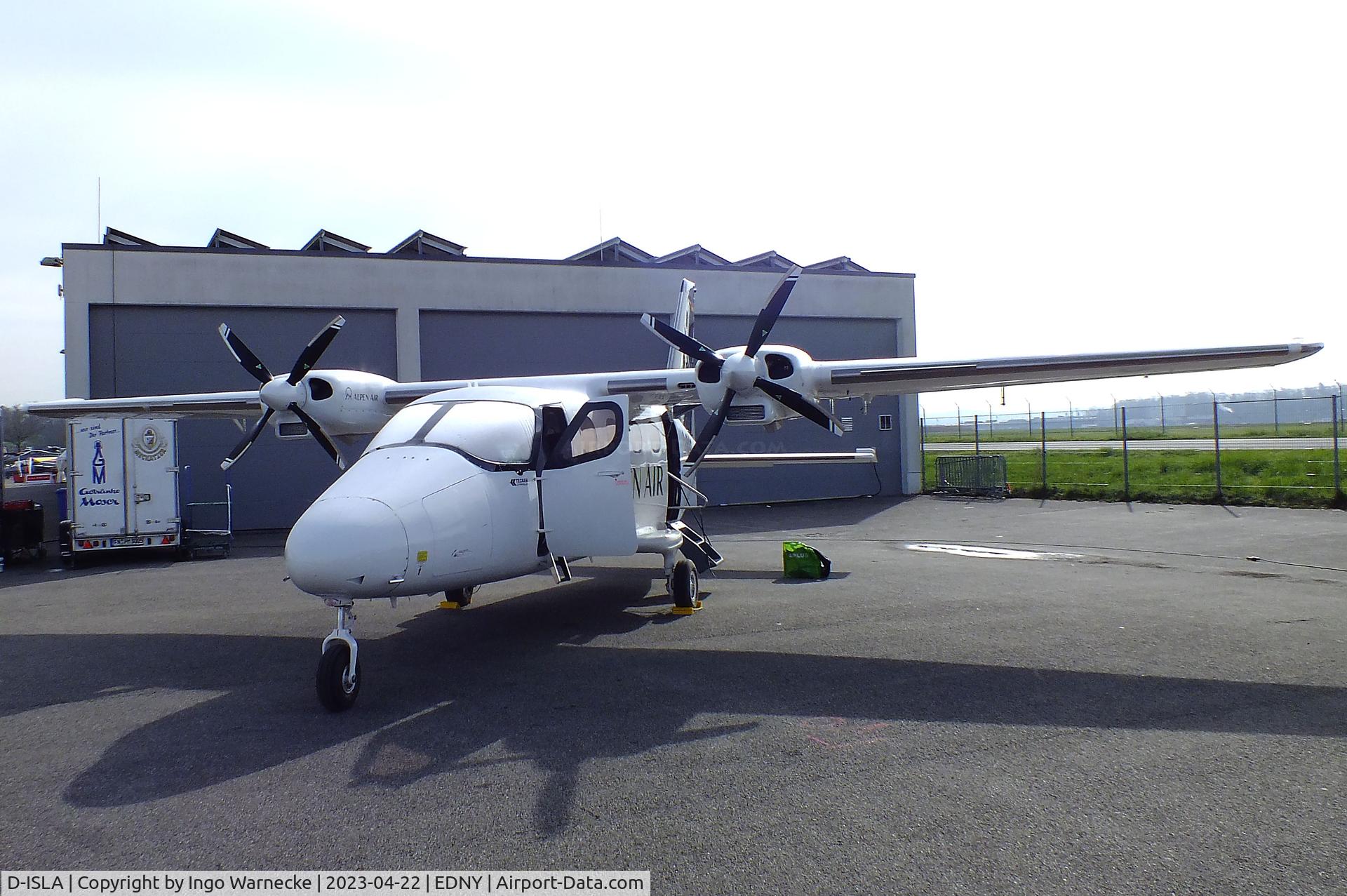D-ISLA, 2021 Tecnam P-2012 Traveller C/N 035, Tecnam P2012 Traveller of Alpen Air at the AERO 2023, Friedrichshafen