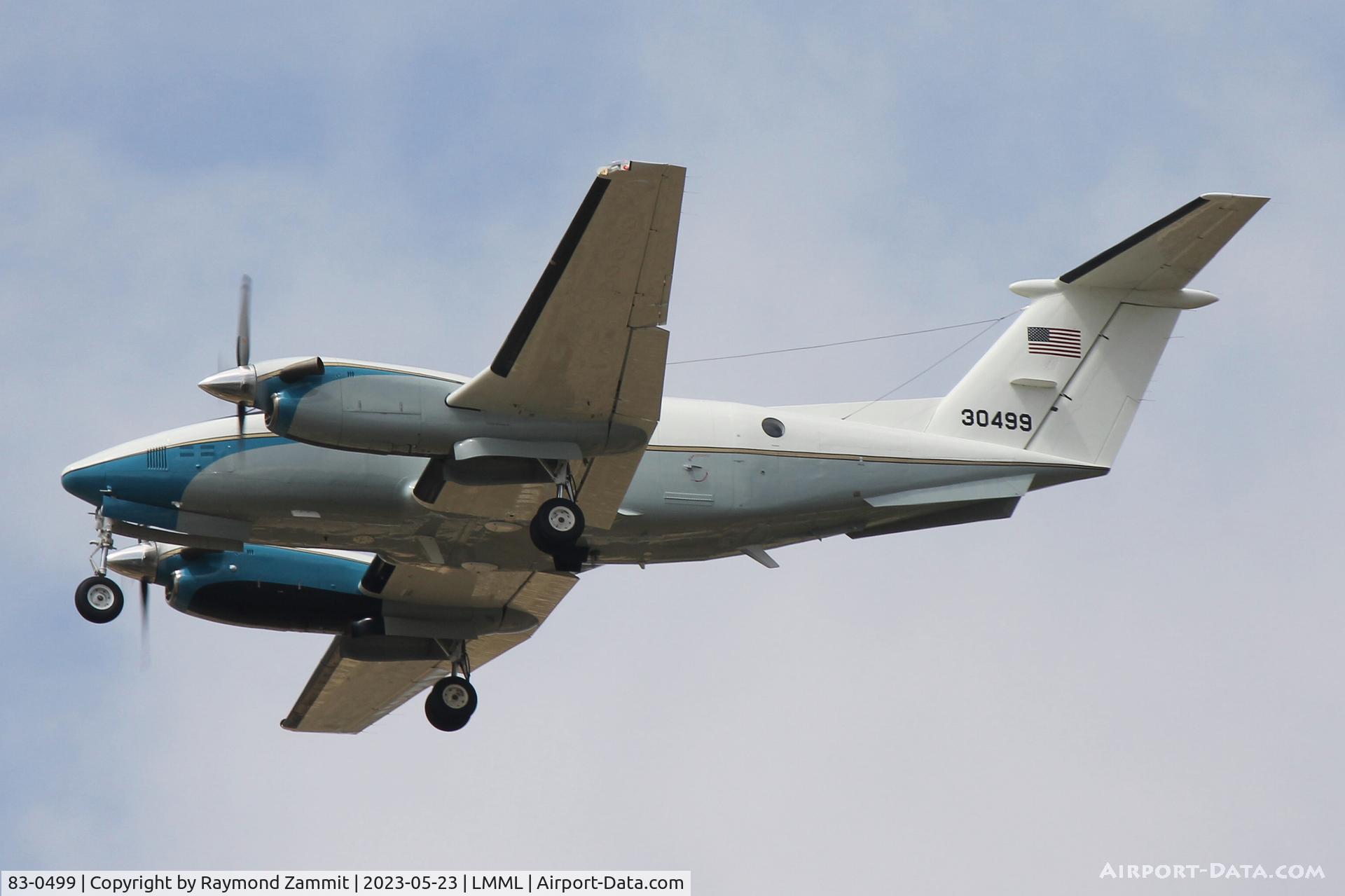 83-0499, 1983 Beech C-12D Huron C/N BP-45, Beech C-12D Huron 83-0499 United States Air Force
